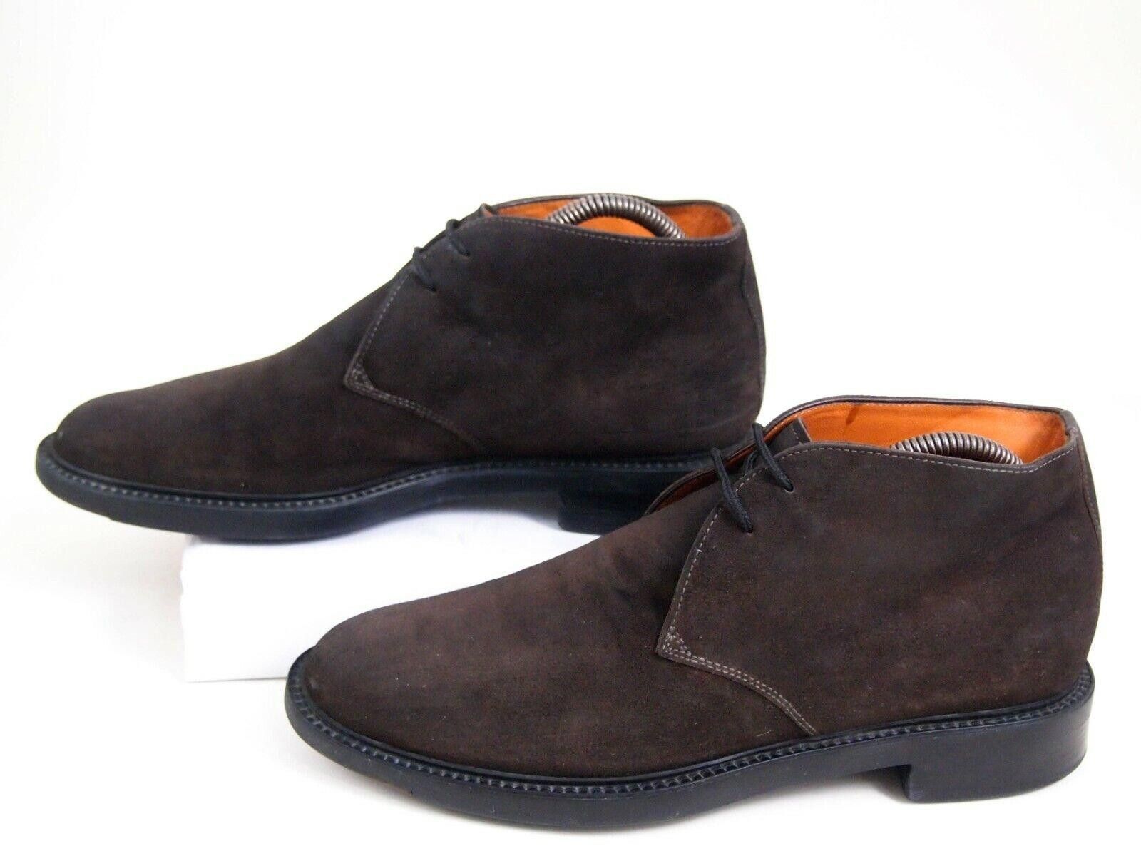 Santoni Santoni Chukka Ankle Boots Brown Suede Mens Size US 7 EU 40 Size US 7 / EU 40 - 4 Thumbnail