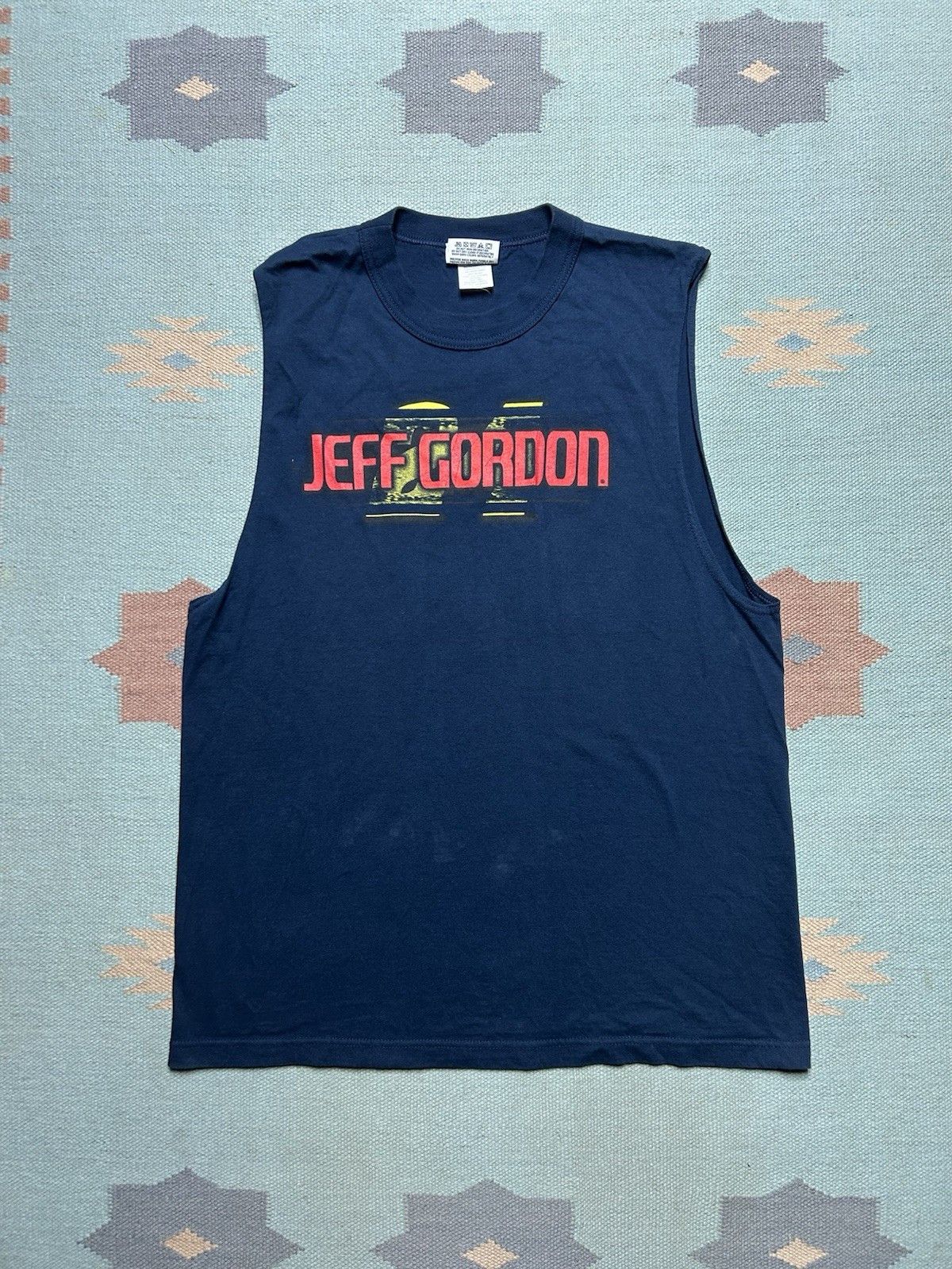 Vintage Vtg graphic t shirt Jeff Gordon nascar racing tank top XL Size US XL / EU 56 / 4 - 1 Thumbnail