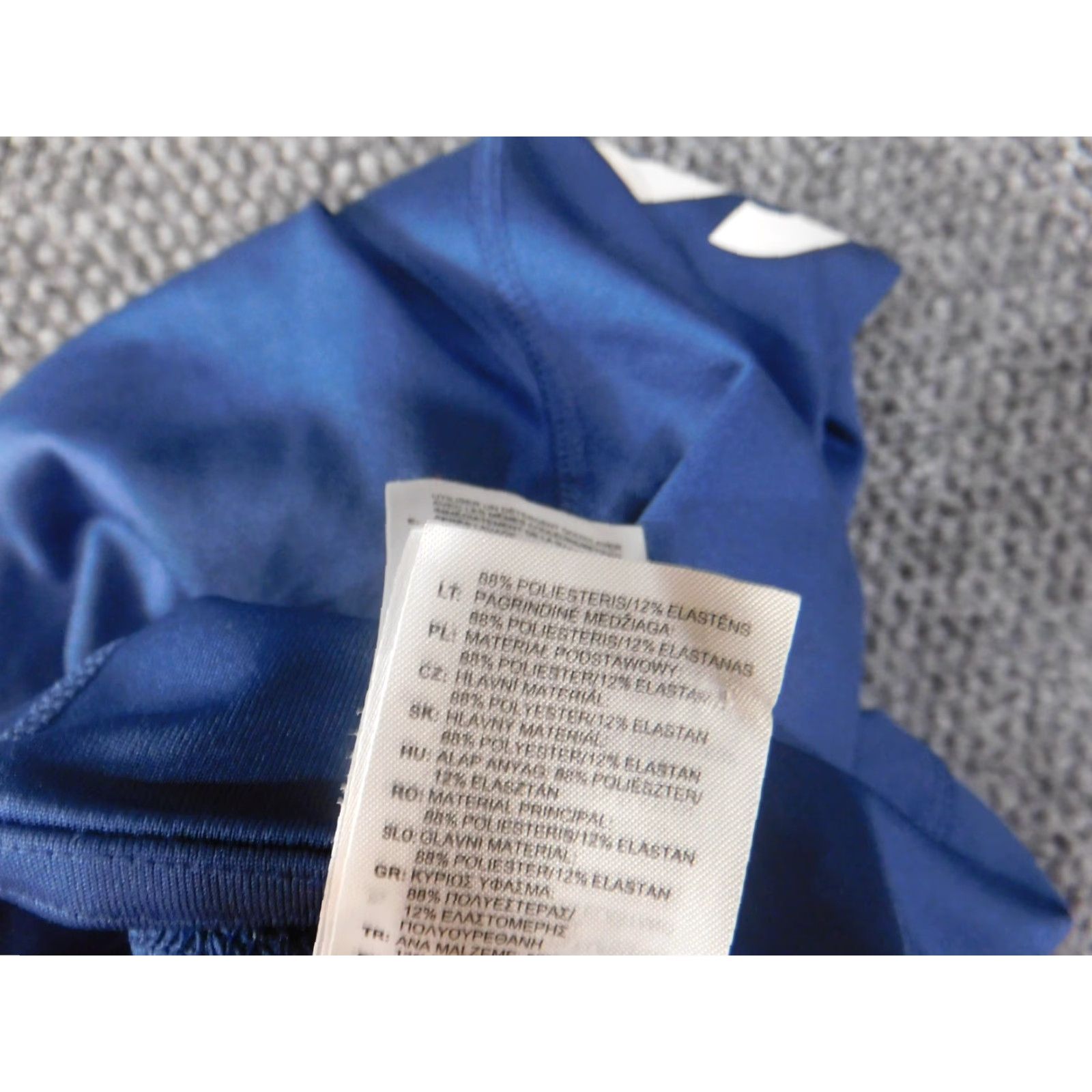 Adidas Adidas Leggings Women S Blue Print Running Performance Climalite Walking Compression Straight Inseam 21 in Size 40" / US 18 - 7 Thumbnail