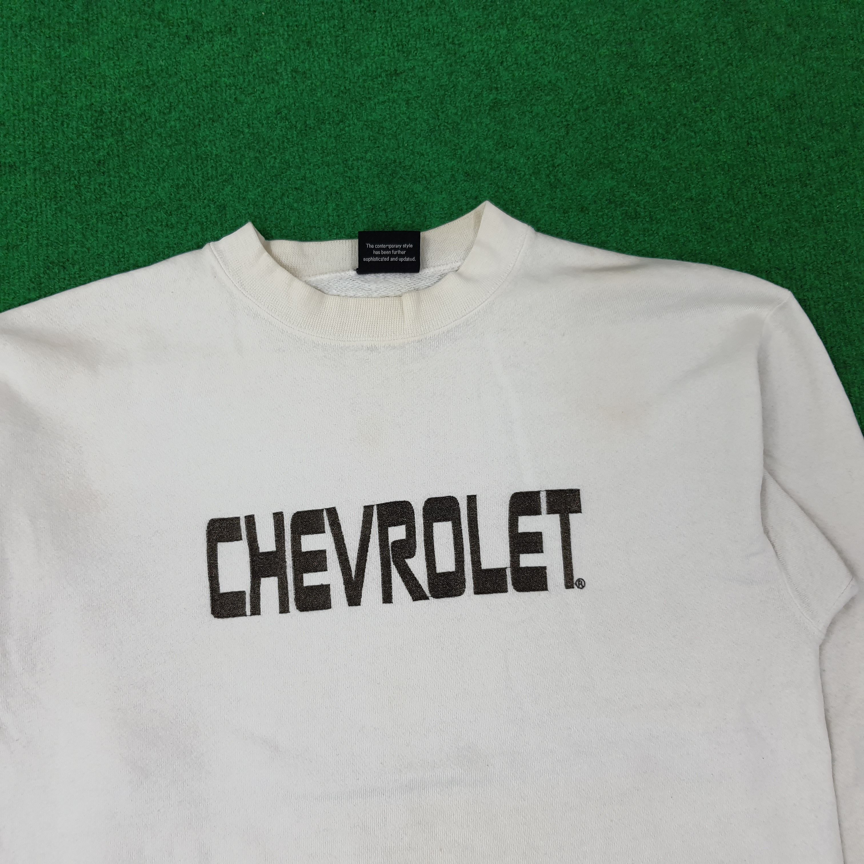 Chevrolet Vintage Chevrolet Automobile Motorsports Sweatshirt C246N21 Size US M / EU 48-50 / 2 - 2 Thumbnail