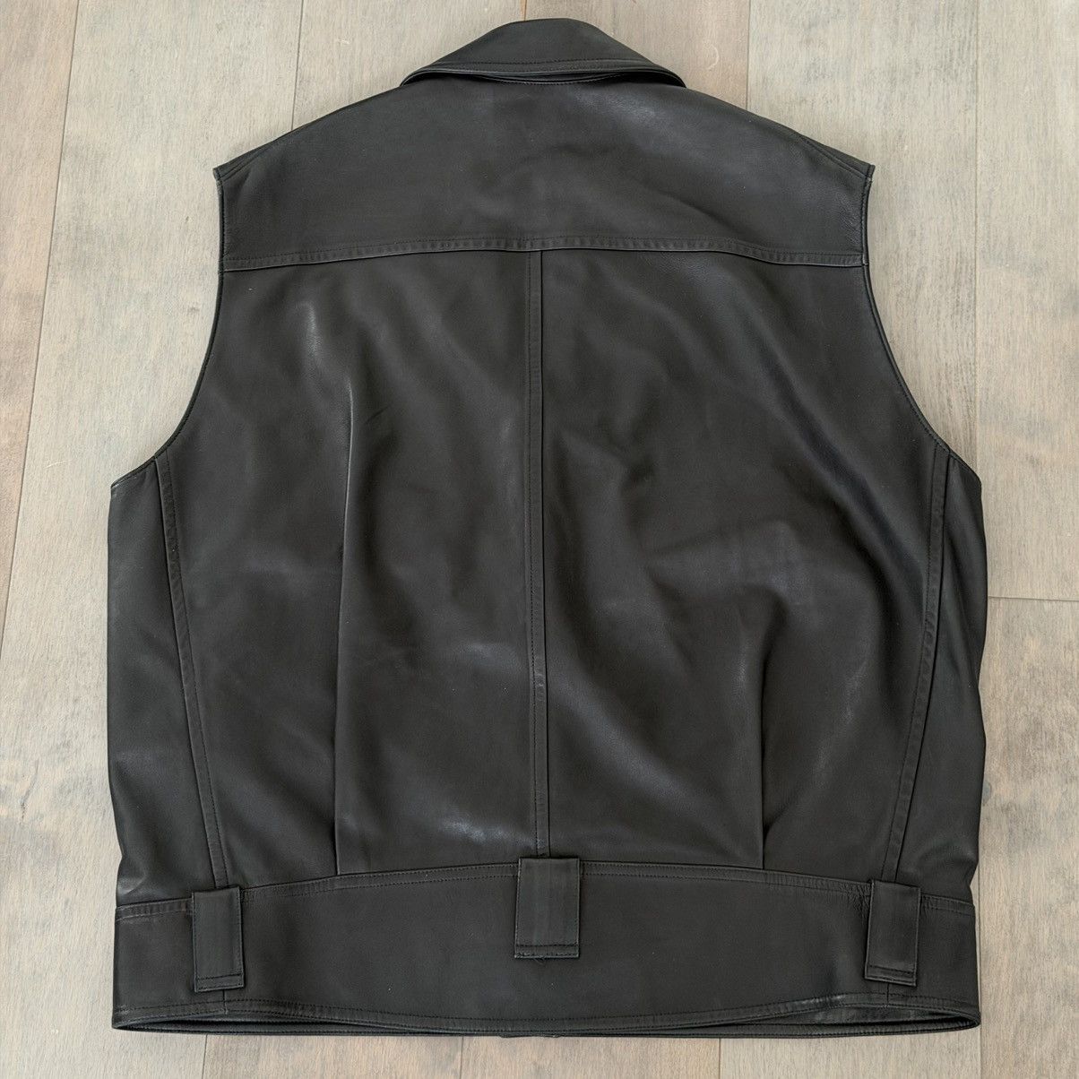 Helmut Lang Helmut Lang Black Leather Vest Size M / US 6-8 / IT 42-44 - 2 Thumbnail