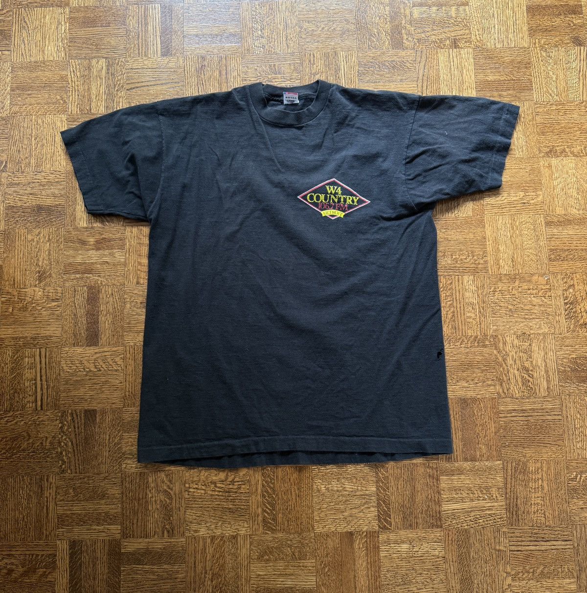 Vintage Vintage 90s Detroit Country Radio Station Graphic Tee Size US XL / EU 56 / 4 - 2 Thumbnail