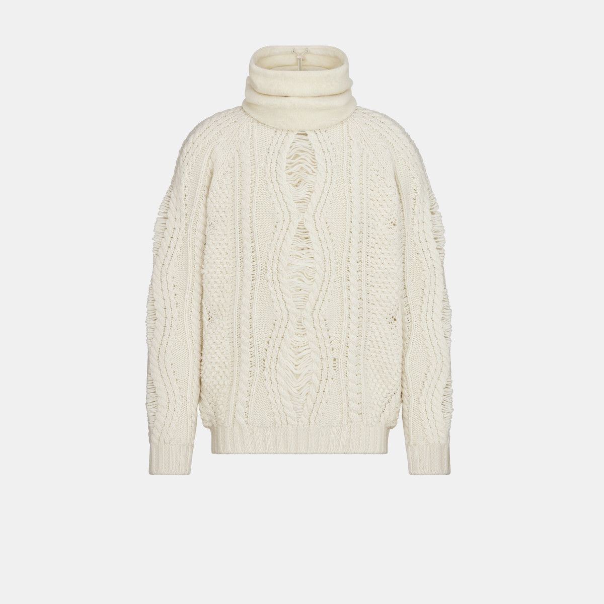 Dior o1bcso1str0326 Turtleneck Sweater in White Size US S / EU 44-46 / 1 - 1 Thumbnail