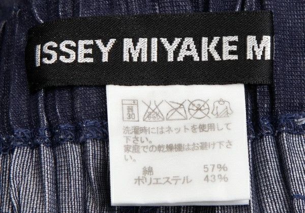 Issey Miyake Denim Print Pleated Suit Set in Indigo Color Size US XL / EU 56 / 4 - 20 Thumbnail