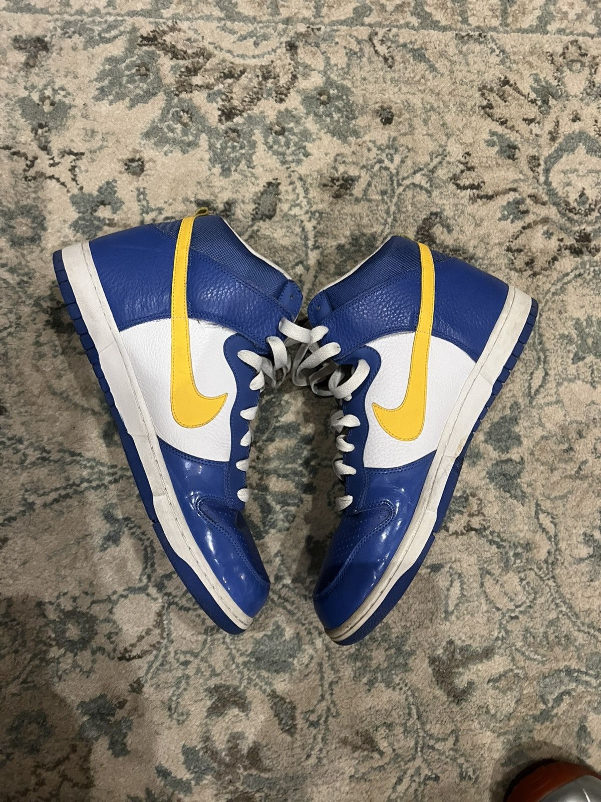 Nike Nike dunk high euro champ Sweden retro CLEAN Size US 14 / EU 47 - 3 Thumbnail