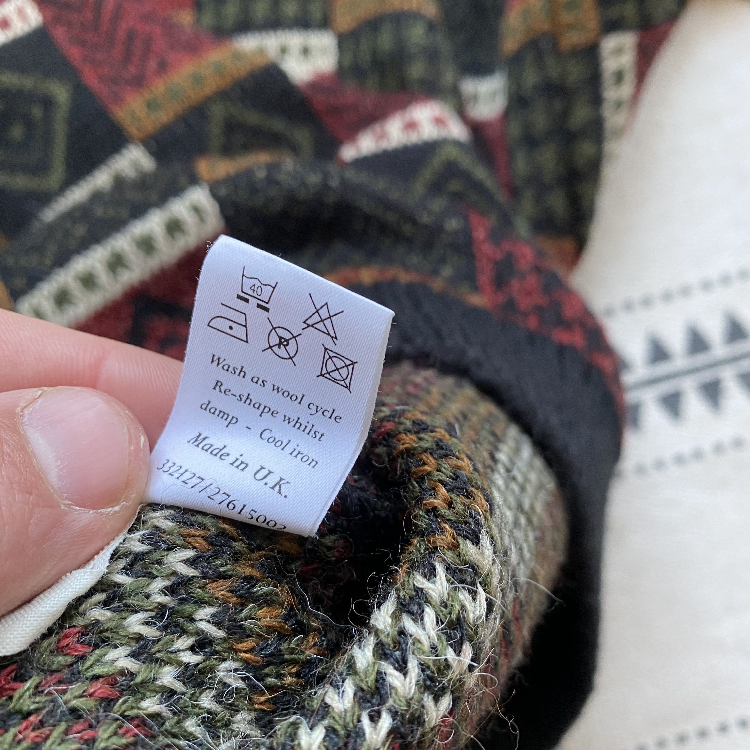 Vintage 🐑 Vintage 90s Alpaca Wool Multi knit sweater coggi vibe Size US S / EU 44-46 / 1 - 8 Thumbnail