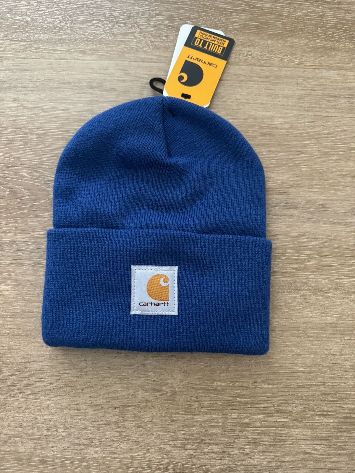 Carhartt Carhartt Stitch Knit Cuff OG Badge Logo Beanie in Navy Blue Size ONE SIZE - 6 Thumbnail