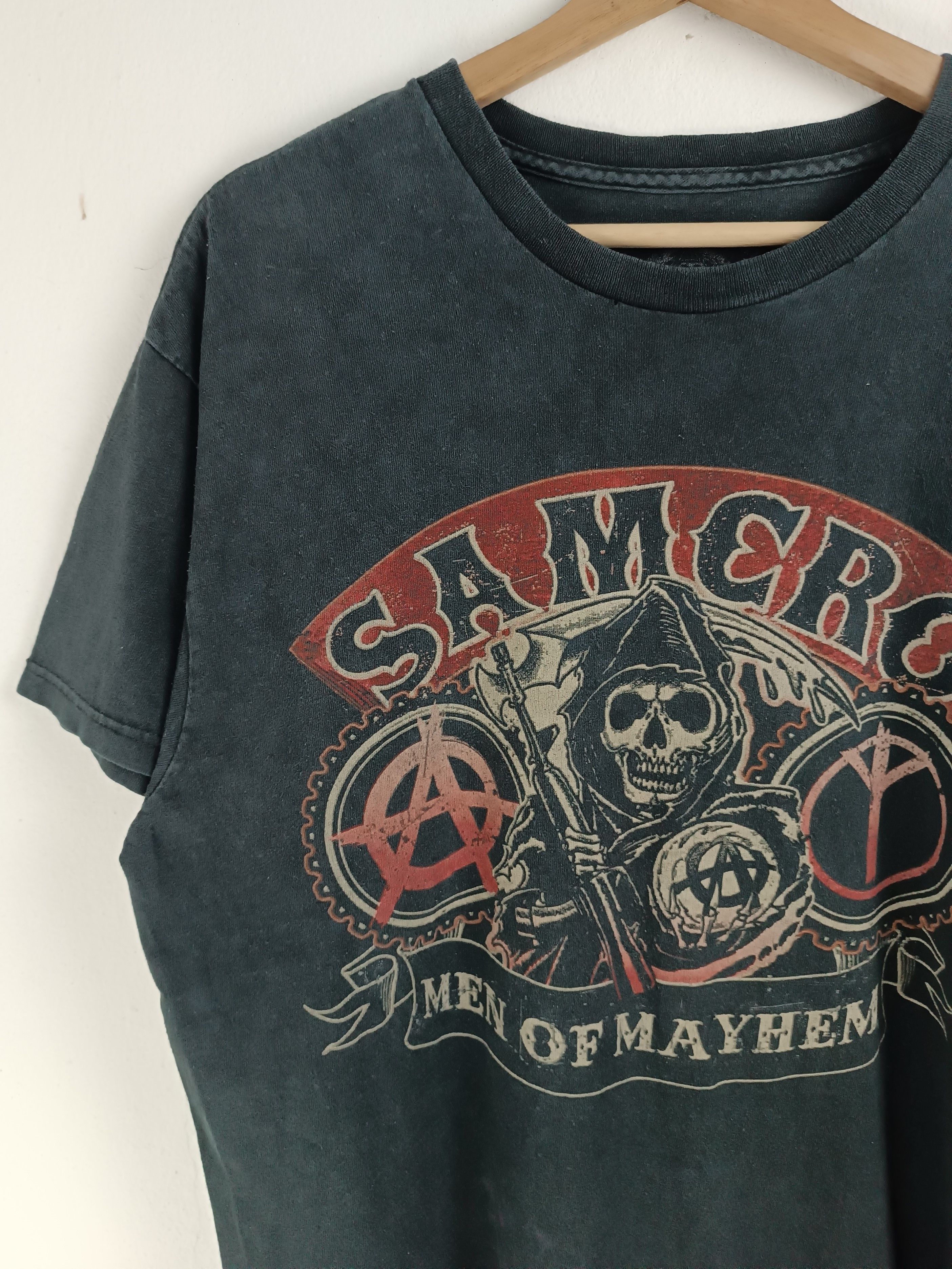 Vintage VINTAGE FADED SONS OF ANARCHY SAMCRO TEE the office friends Size US L / EU 52-54 / 3 - 5 Thumbnail