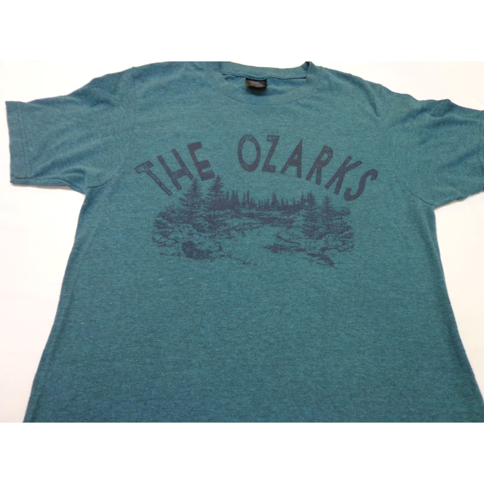 Vintage VINTAGE Prairie Mountain The Ozarks T-Shirt Green Small Mens Short Sleeve Crew Neck Cotton Blend Regular Size S Size US S / EU 44-46 / 1 - 2 Thumbnail