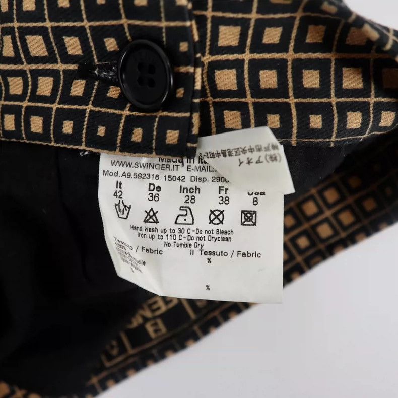 Fendi FENDI Modern visual miniskirts Size 27" / US 4 / IT 40 - 4 Thumbnail