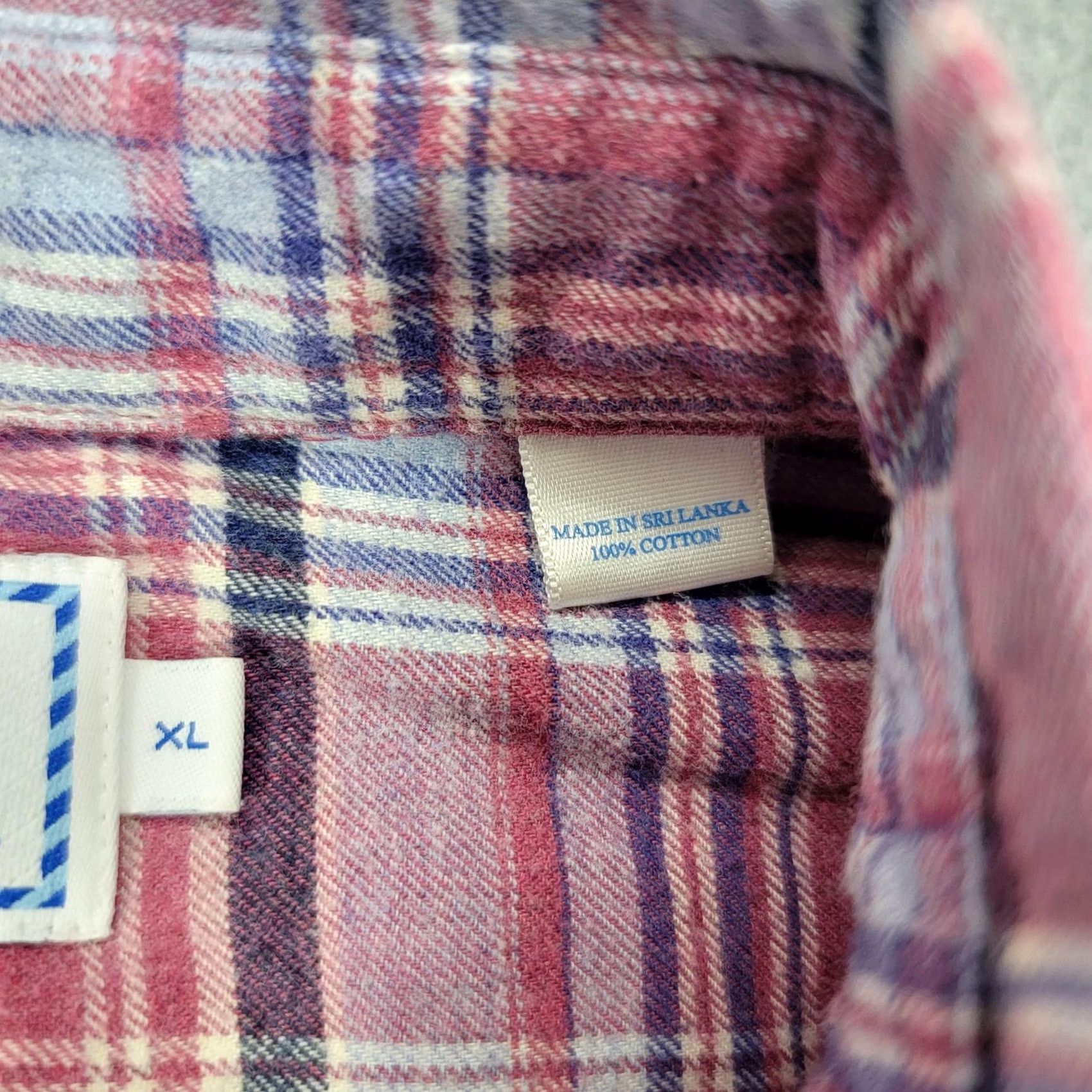 Southern Tide Southern Tide Shirt Mens XL Red Plaid Long Sleeve Flannel Button Down Casual Size US XL / EU 56 / 4 - 3 Thumbnail