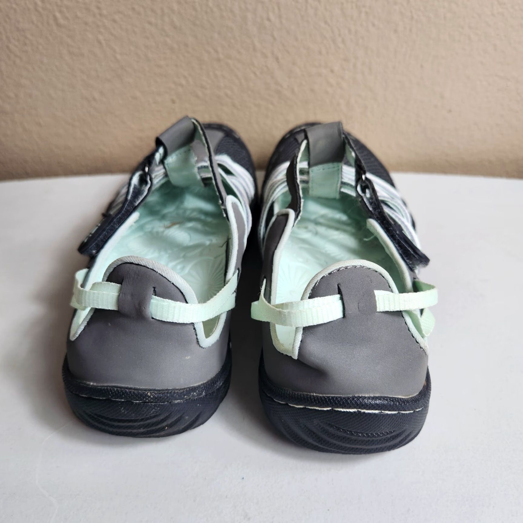 Vintage JBU by Jambu Jetty Sandal Womens Water/Hiking Gray/Mint Size 6.5 Size US 7 / IT 37 - 7 Thumbnail