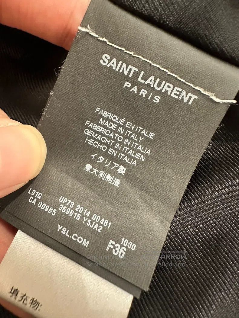 Saint Laurent Paris Saint Laurent Paris Motorcycle Zip Leather Jacket Size XS / US 0-2 / IT 36-38 - 4 Thumbnail
