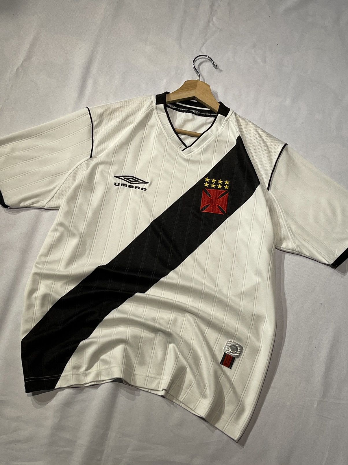 Umbro × Vintage Vintage Umbro Vasco Da Gama Brasil 2002 Home Jersey Size US M / EU 48-50 / 2 - 2 Thumbnail