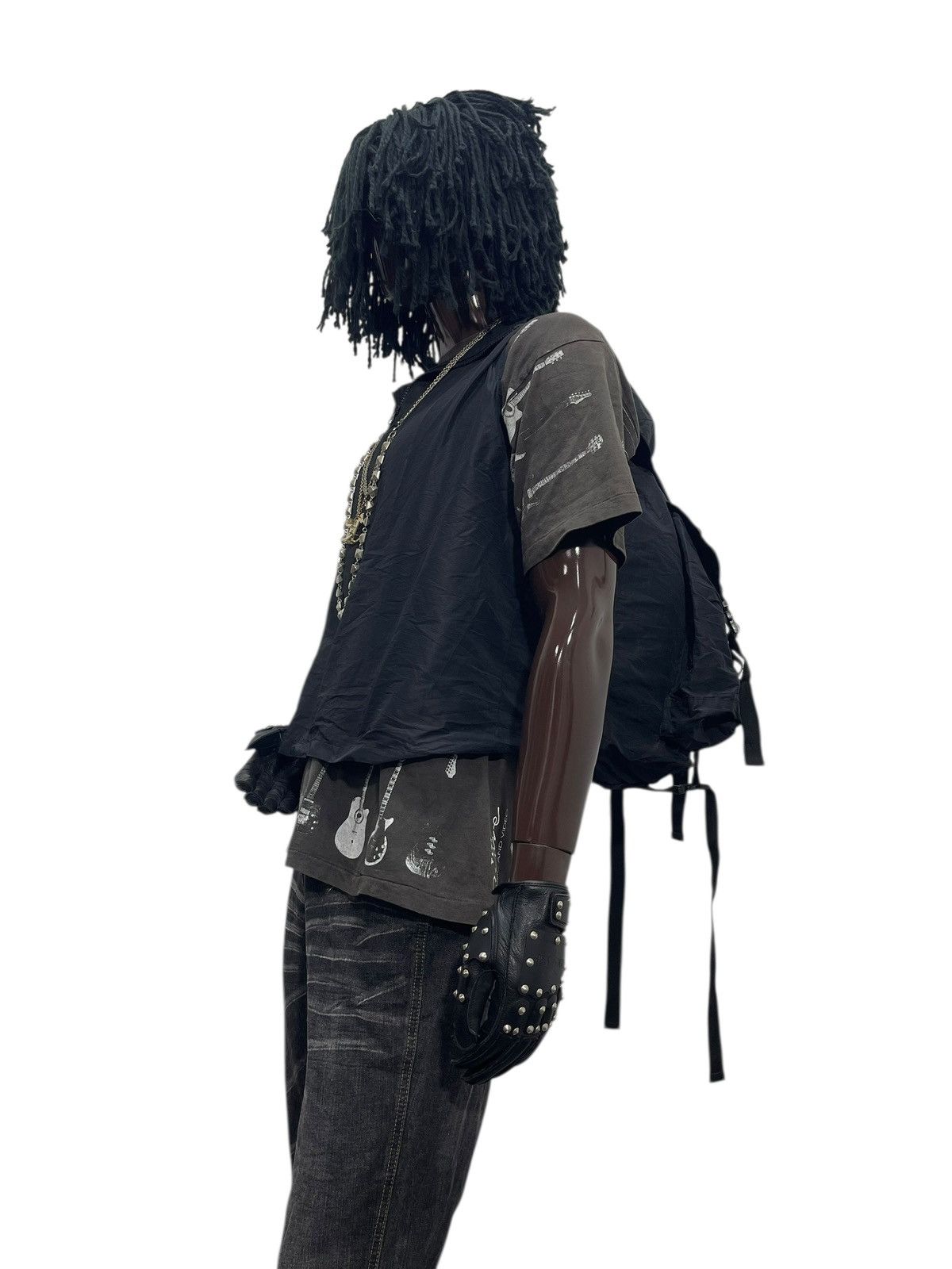 Japanese Brand Shirt x Rucksack Bag Plastic Tokyo margiela dior amiri 1🟩6 Size ONE SIZE - 4 Thumbnail