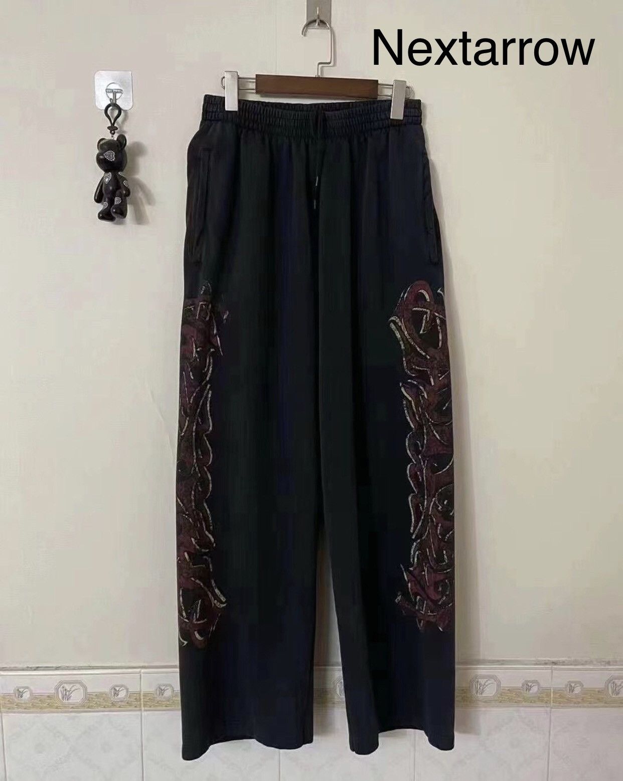 Balenciaga Balenciaga flame logo slacks pants 2412-Nextarrow Size US 30 / EU 46 - 1 Thumbnail