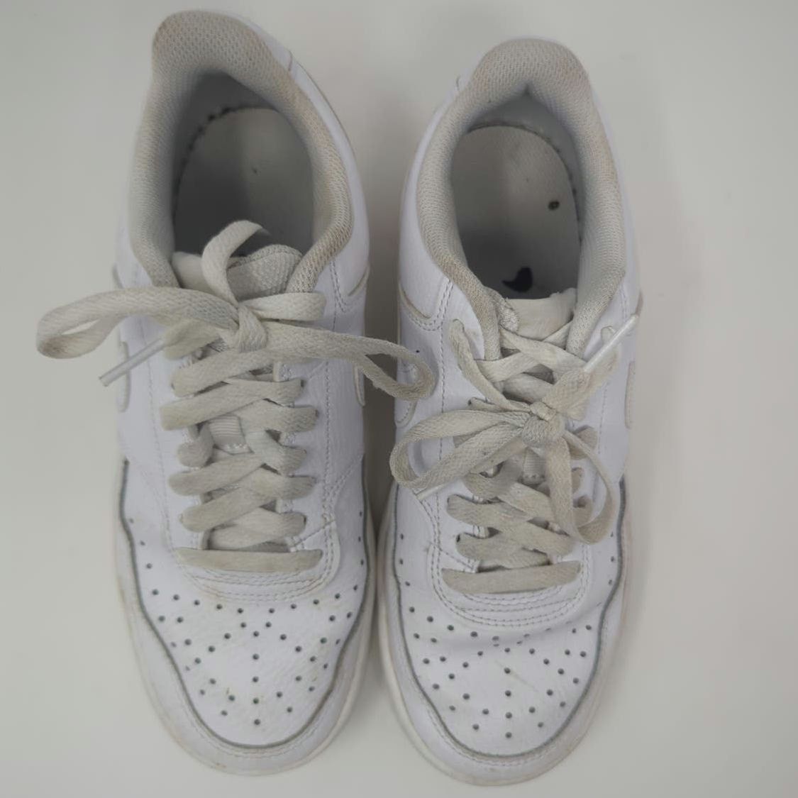 Nike Nike Court Vision Low White Sneakers Womens Size 7.5 Size US 7.5 / IT 37.5 - 4 Thumbnail