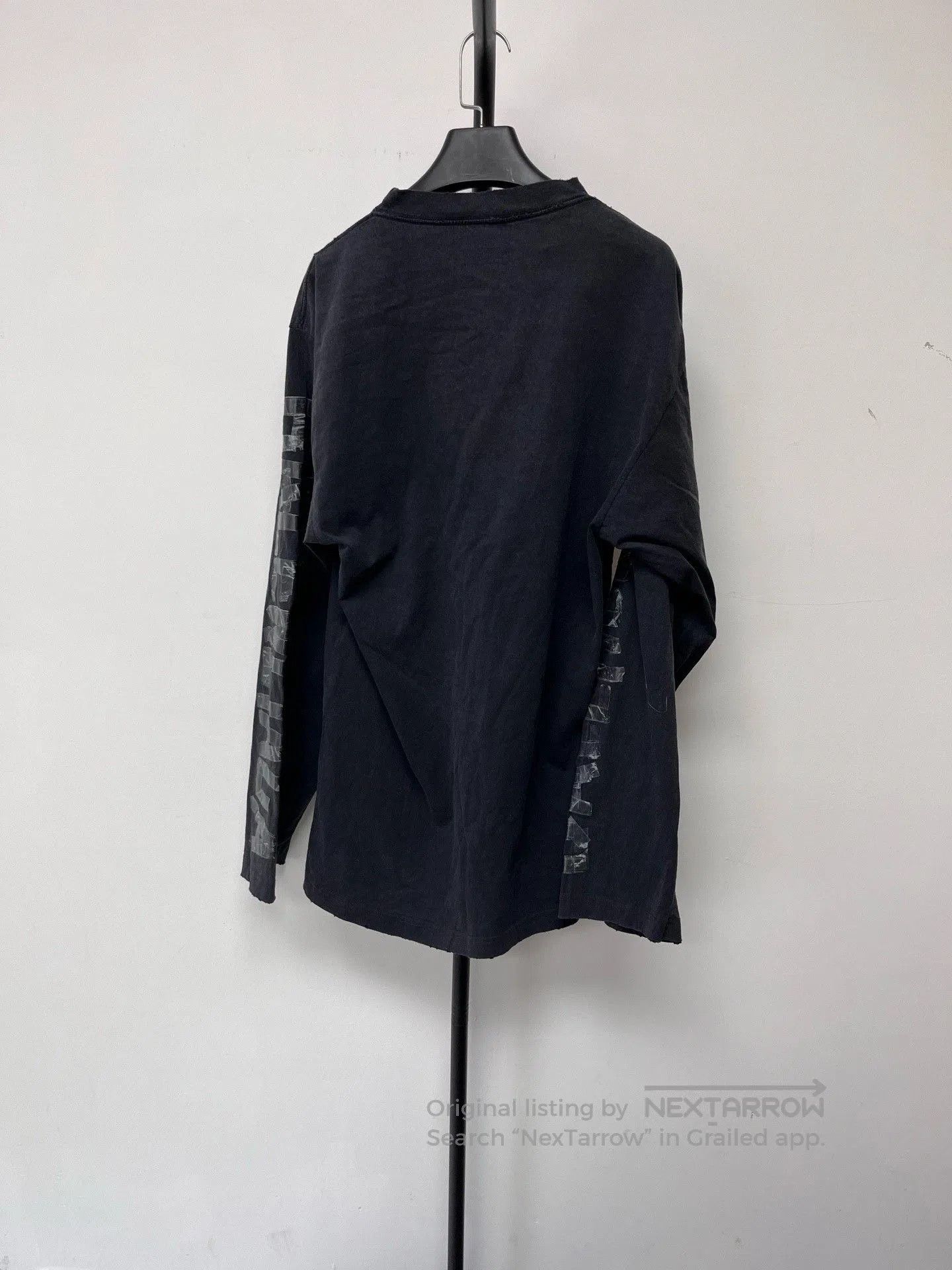 Balenciaga Balenciaga Asymmetric Hem Knit Long-Sleeve T-Shirt. Size US S / EU 44-46 / 1 - 2 Thumbnail