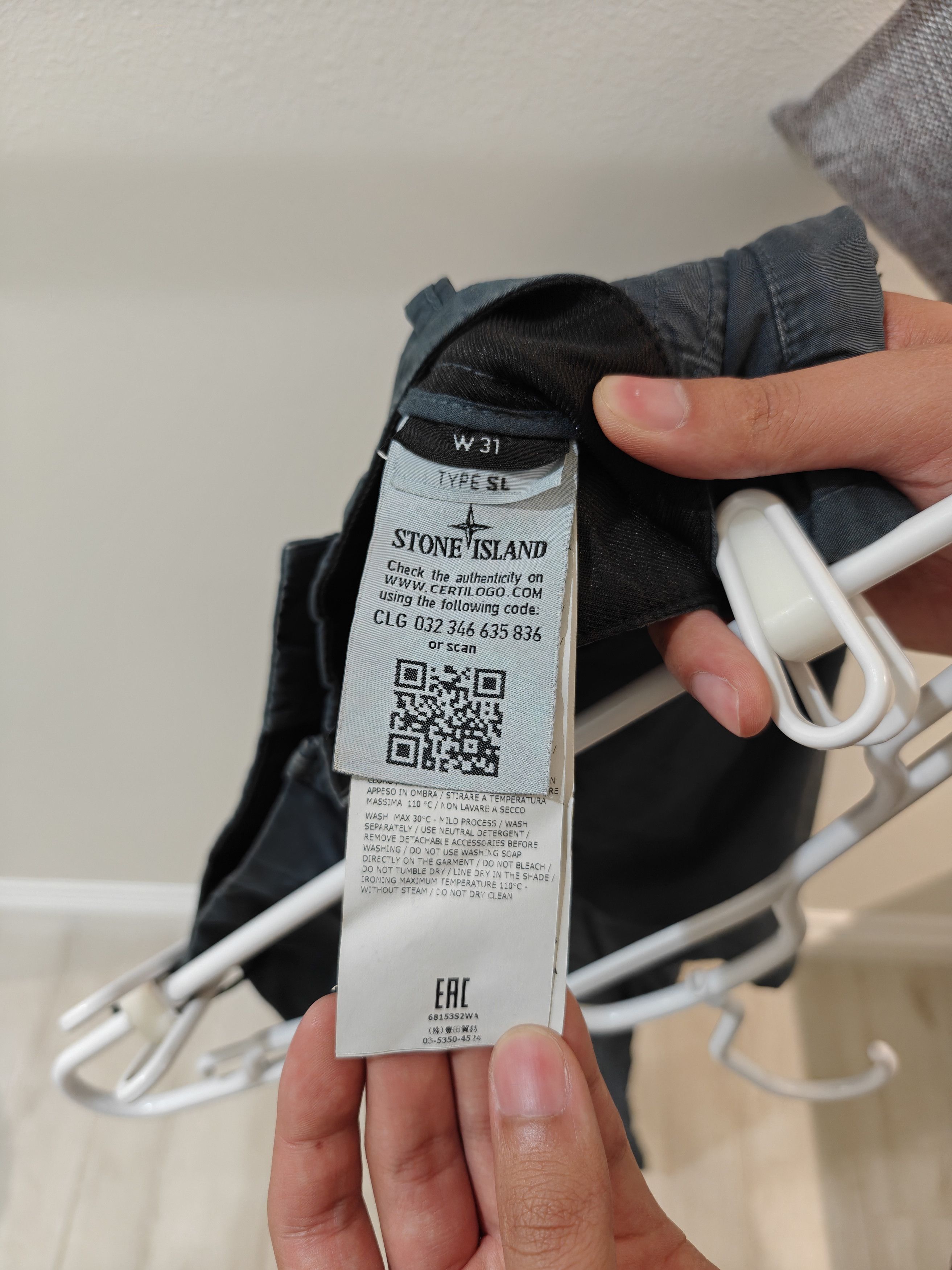 Stone Island Cargo Pants Grey Size US 31 - 2 Thumbnail