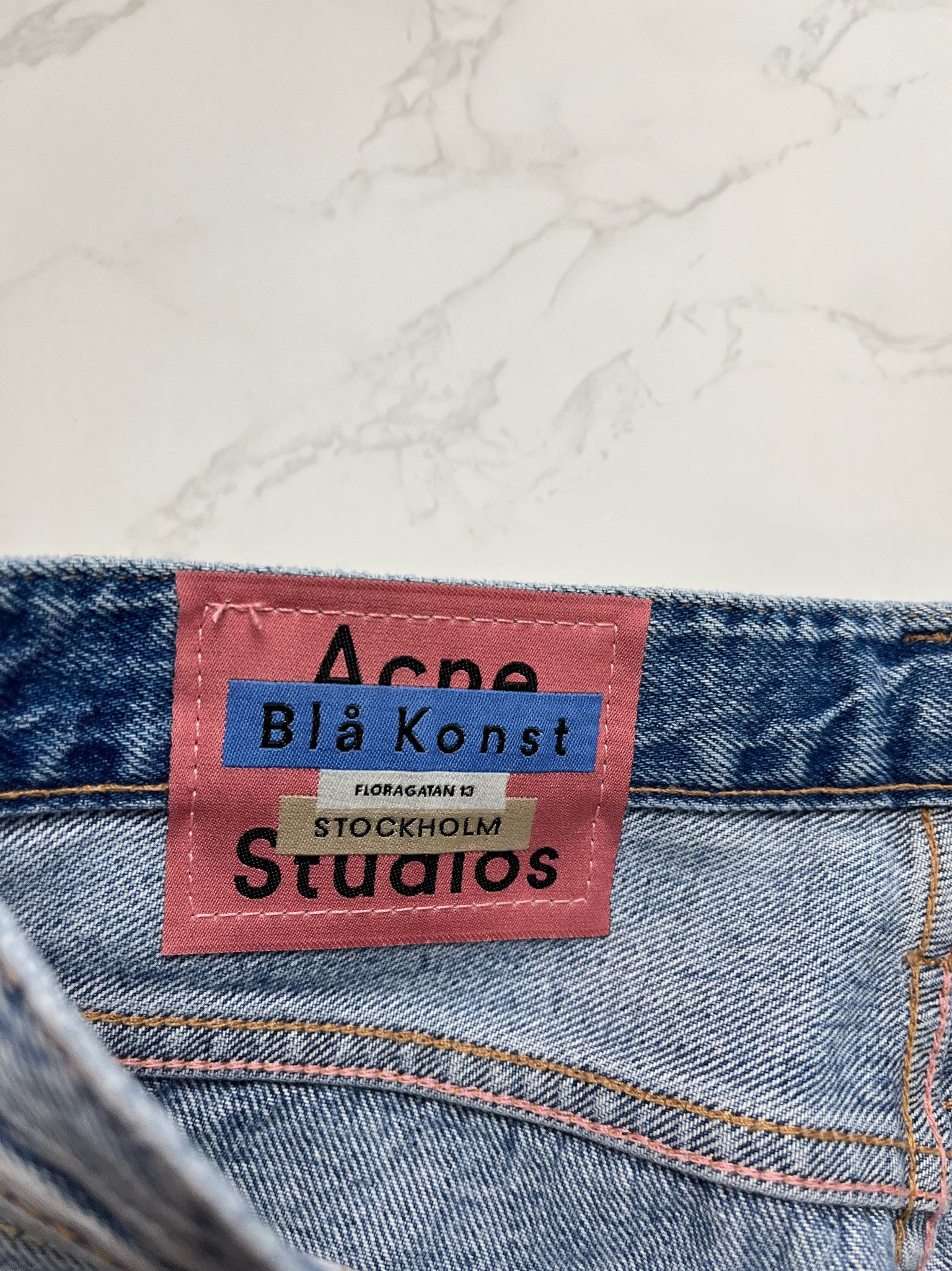 Acne Studios 🔥60% OFF🔥 [SALE] Acne Studios Organic Blue Denim Jeans Size US 27 - 8 Thumbnail