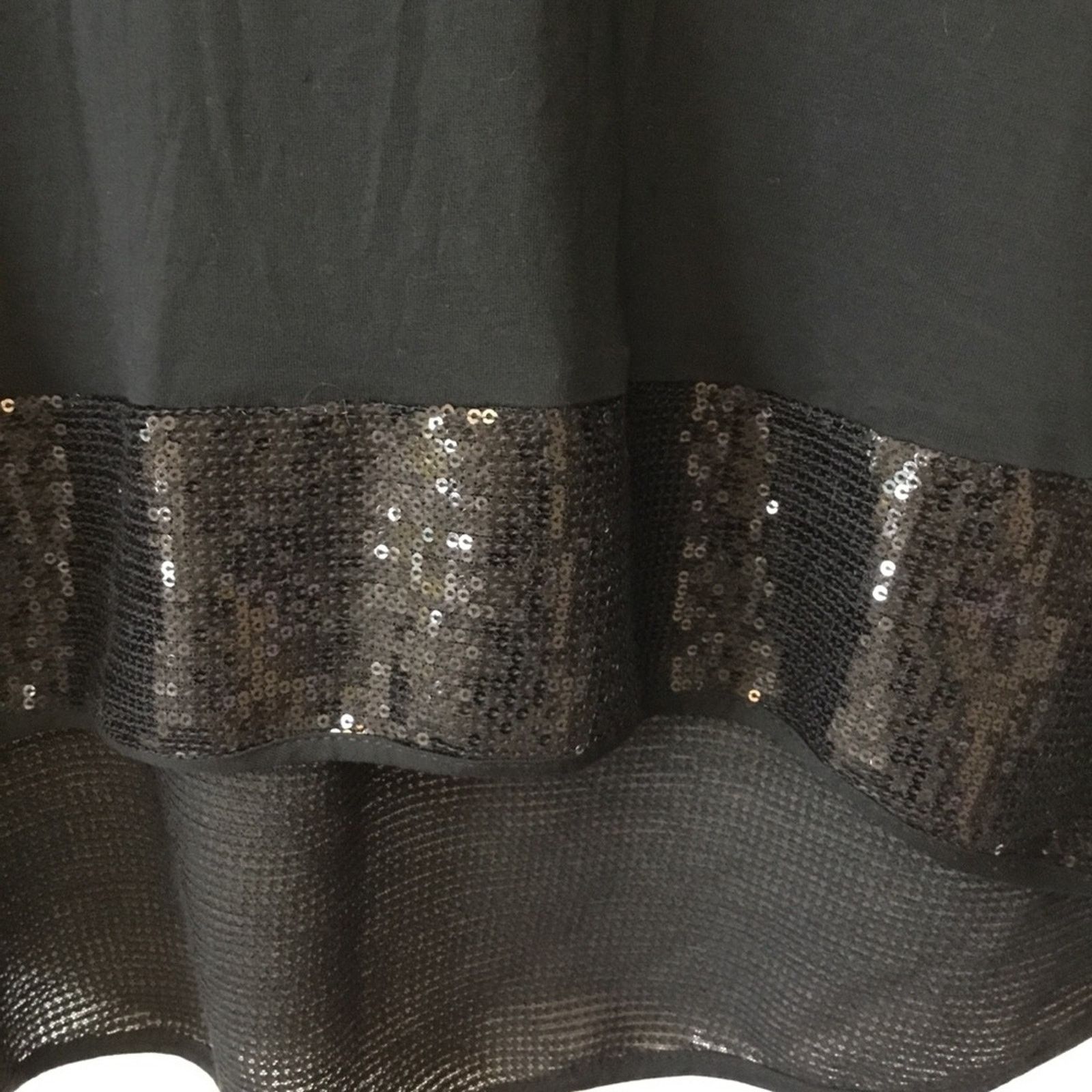 Bcbgmaxazria BCBGMaxaZria Black High & Low Long Sleeve Top Size S / US 4 / IT 40 - 4 Thumbnail
