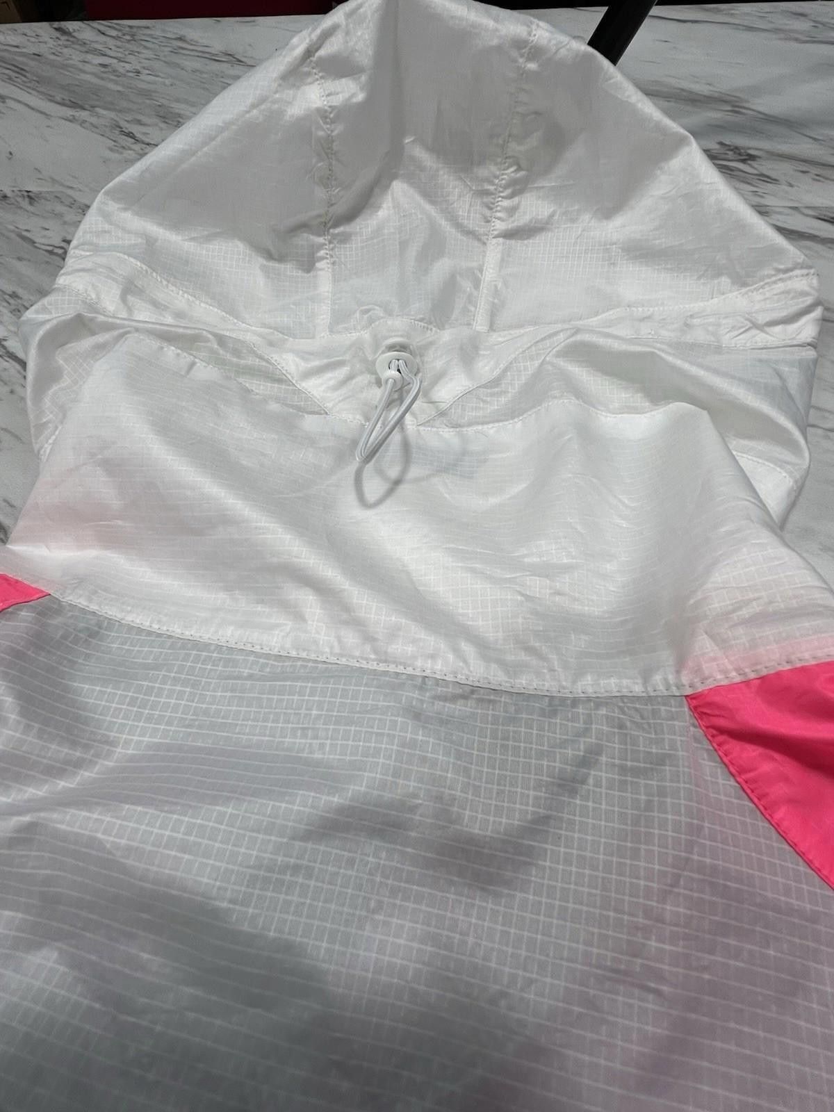 Other Brooks Womens Lightweight Hooded Windbreaker White Pink #8 Size S / US 4 / IT 40 - 10 Thumbnail