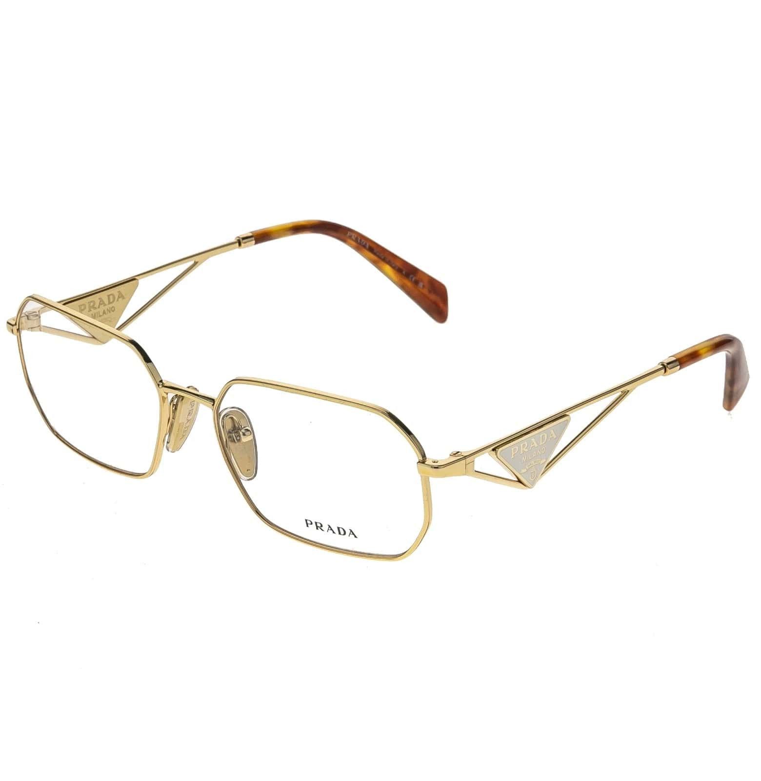 Prada PRADA TAMPO PRA53V Gold Triangle Logo Metal Optical A53 Size ONE SIZE - 6 Thumbnail