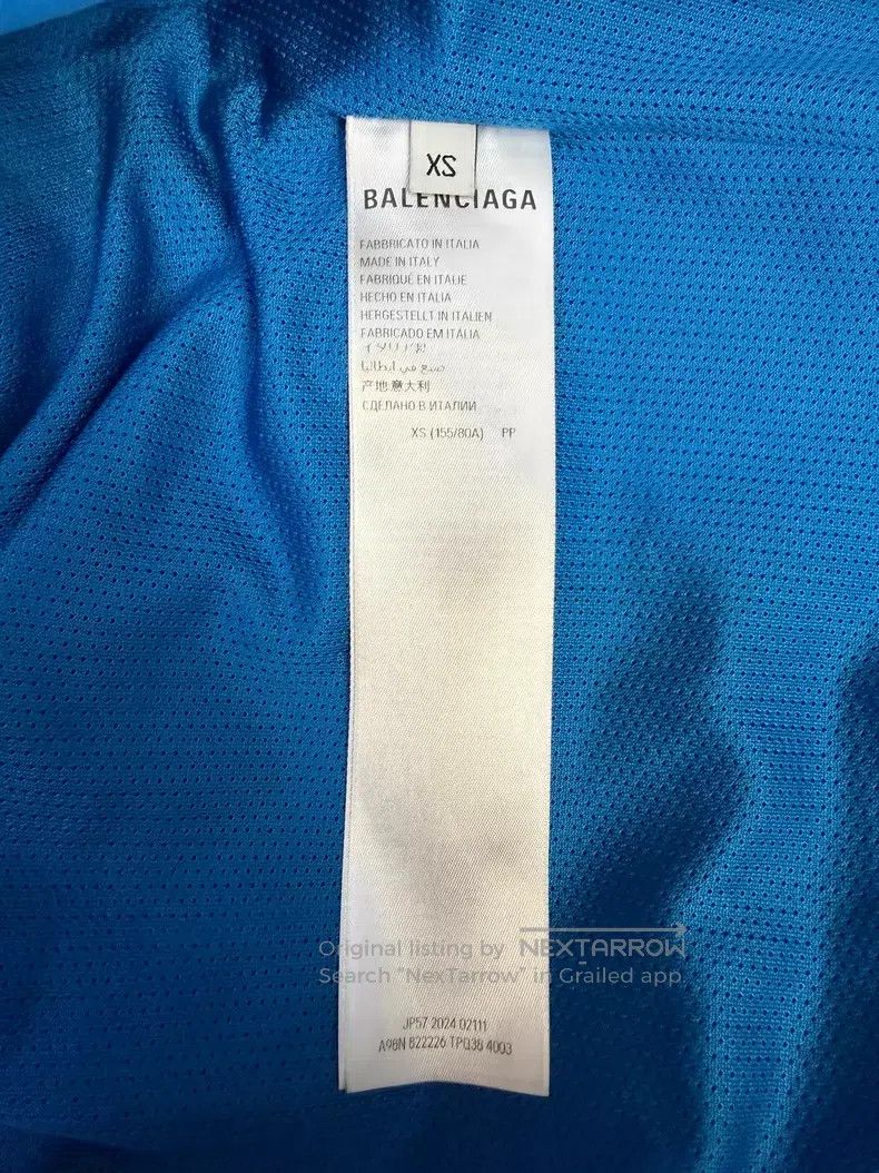 Balenciaga Balenciaga Digital Embroidered Zip-Up Stand Collar Long Sl Size US XS / EU 42 / 0 - 4 Thumbnail