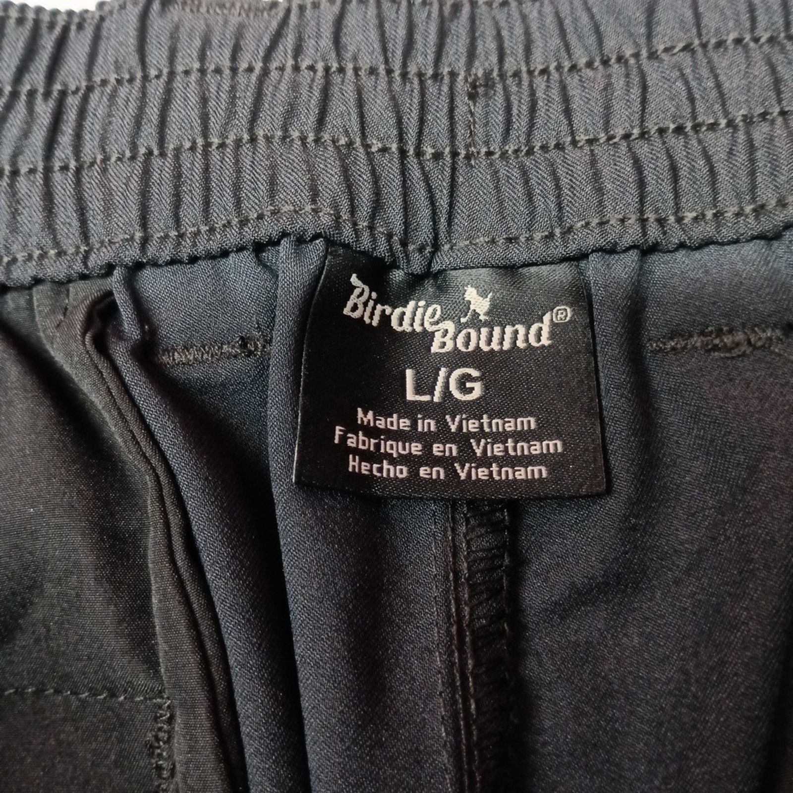 Other Birdie Bound Golf Joggers Men's L Black Stretch Drawstring Size US 34 / EU 50 - 8 Thumbnail