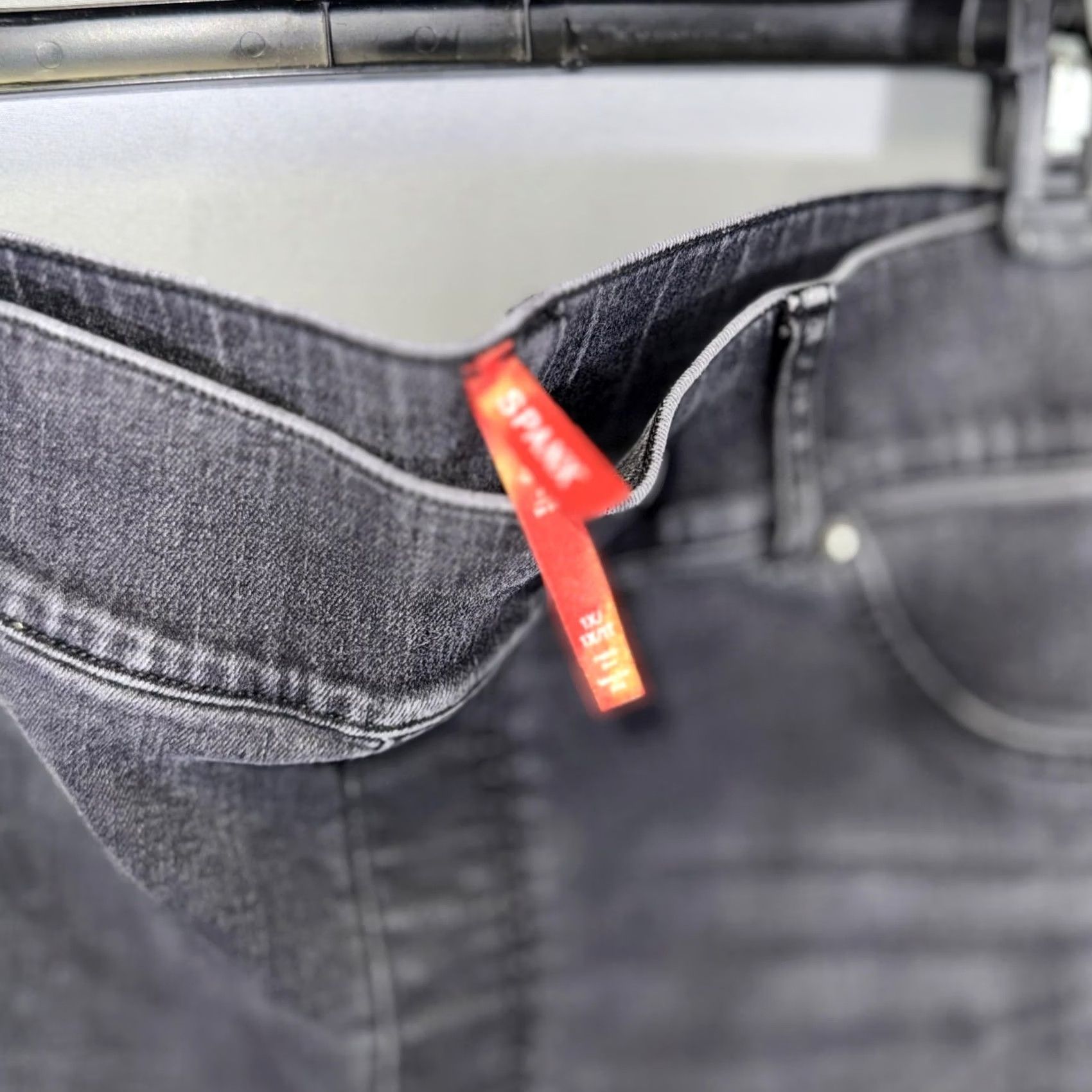 Spanx Spanx Jeans Womens 3XL Gray Stretch Ankle Denim Pull On High Rise Jeggings Denim Pants Size 40" / US 18 - 3 Thumbnail