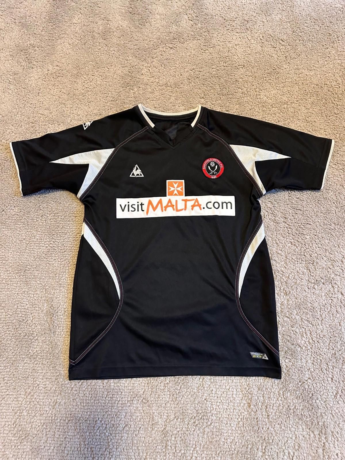 Le Coq Sportif SHEFFIELD UNITED 2008/09 AWAY FOOTBALL SHIRT LE COQ SPORTIF Size US S / EU 44-46 / 1 - 1 Thumbnail
