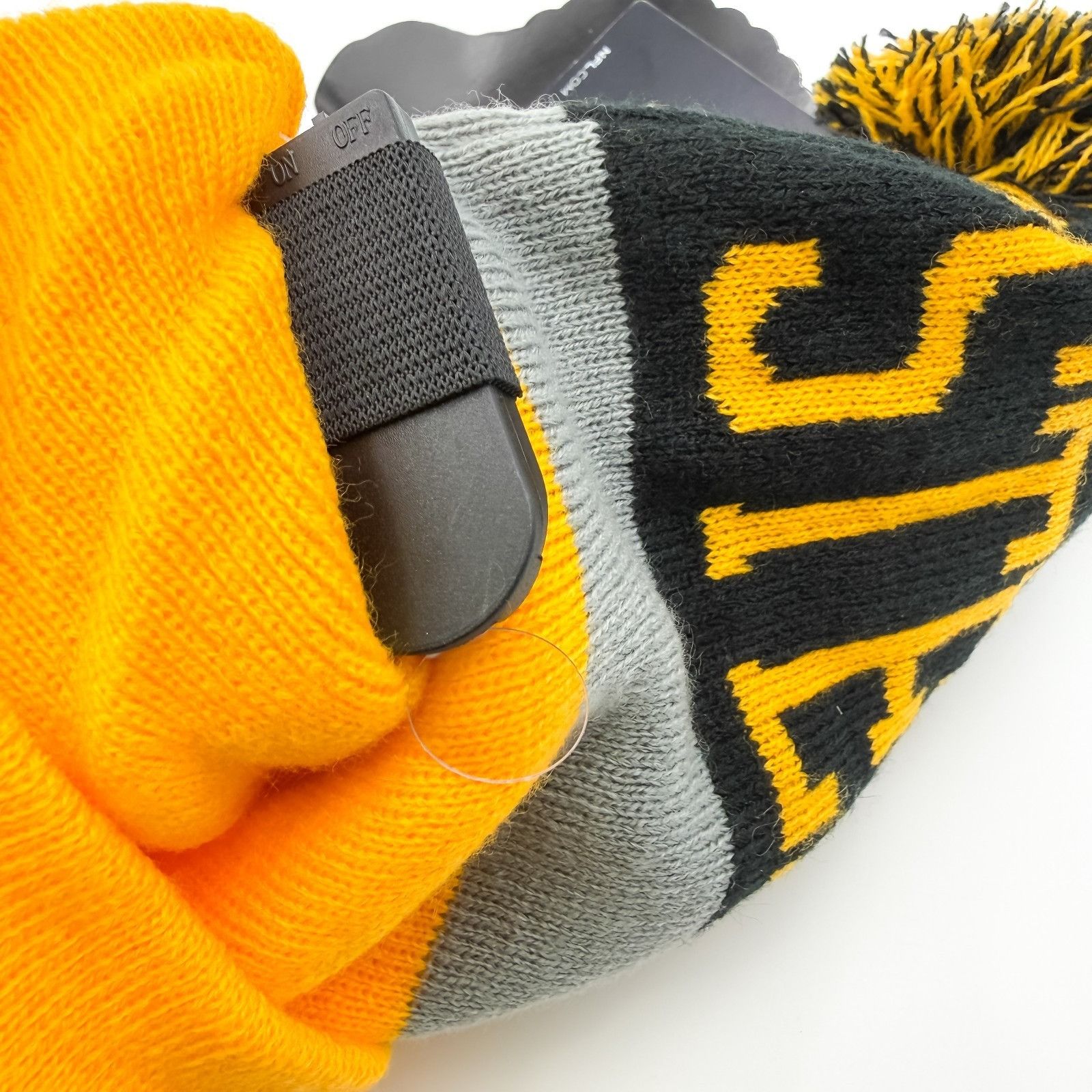 NFL New With Tags NFL Pittsburgh Steelers FOCO Light Up Sports K Size ONE SIZE - 8 Thumbnail