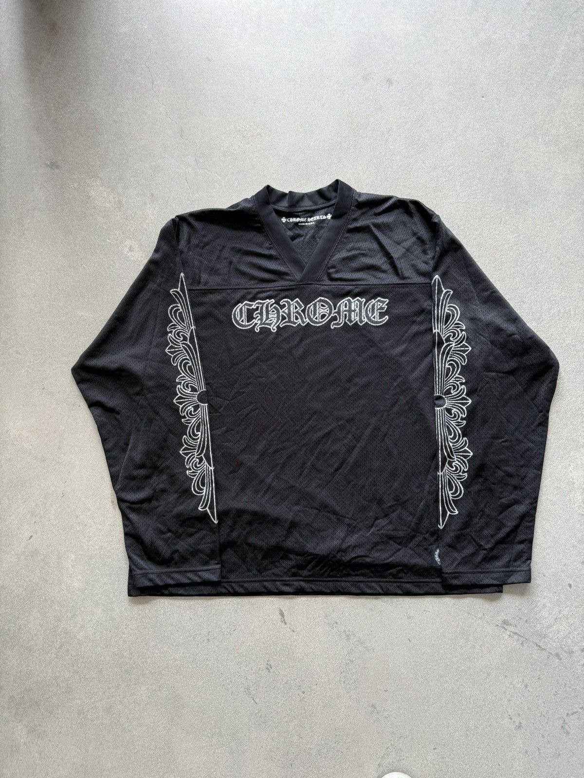 Chrome Hearts Chrome Hearts Mesh Long Sleeve Jersey - XL | Grailed