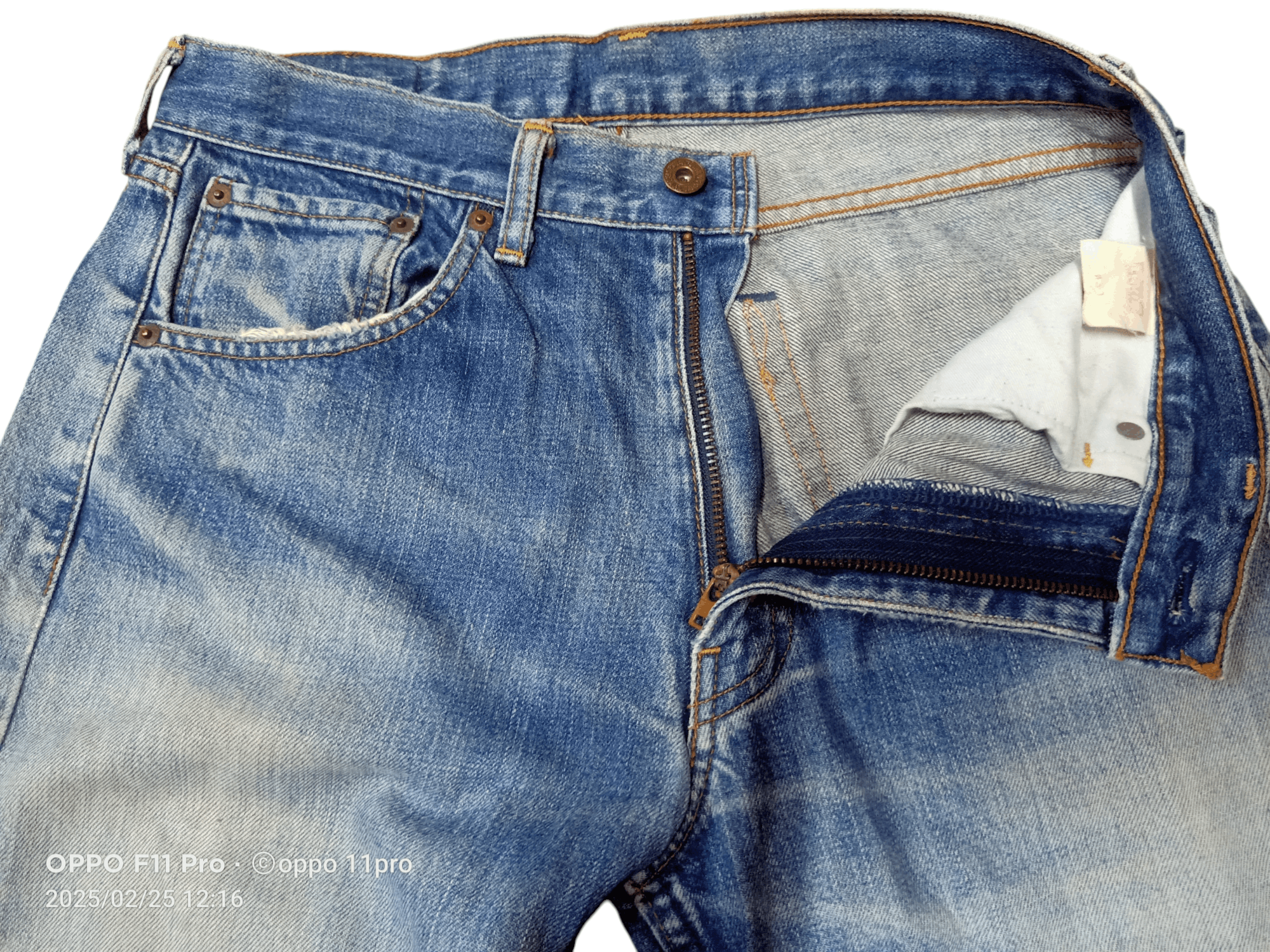 Levi's × Vintage Vintage Levis 503 Redline Flare Denim Size US 30 / EU 46 - 8 Thumbnail