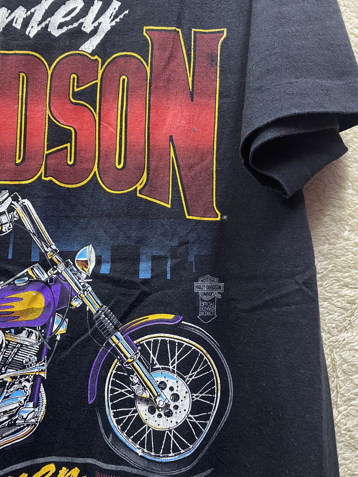 Harley Davidson × Vintage VINTAGE HARLEY DAVIDSON CHOOPER Size US L / EU 52-54 / 3 - 4 Thumbnail