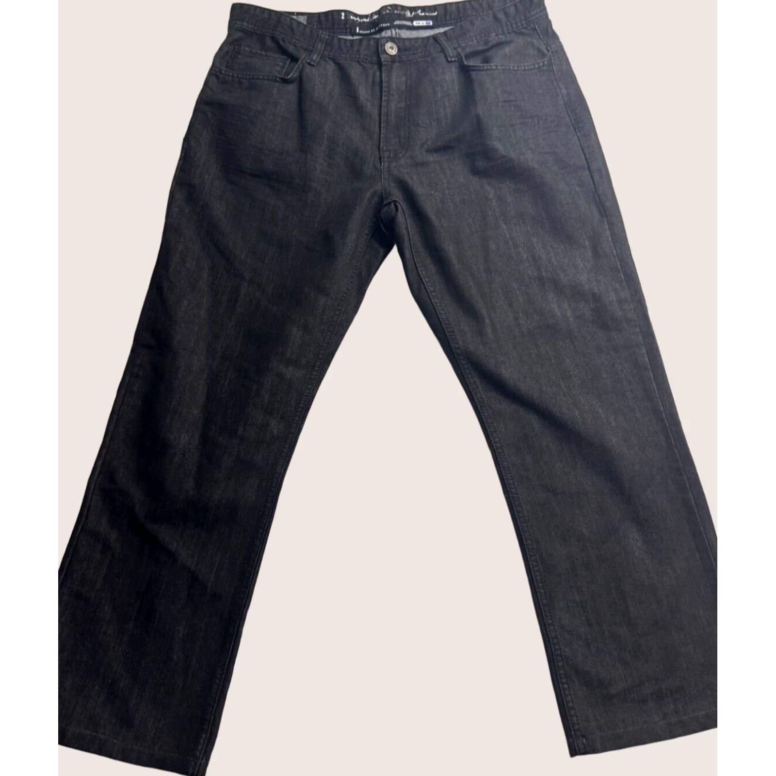 Denime i jeans by Buffalo Spencer Slim Jeans Black Denim Distressed Men 36x32 37x27 Size US 36 / EU 52 - 1 Thumbnail