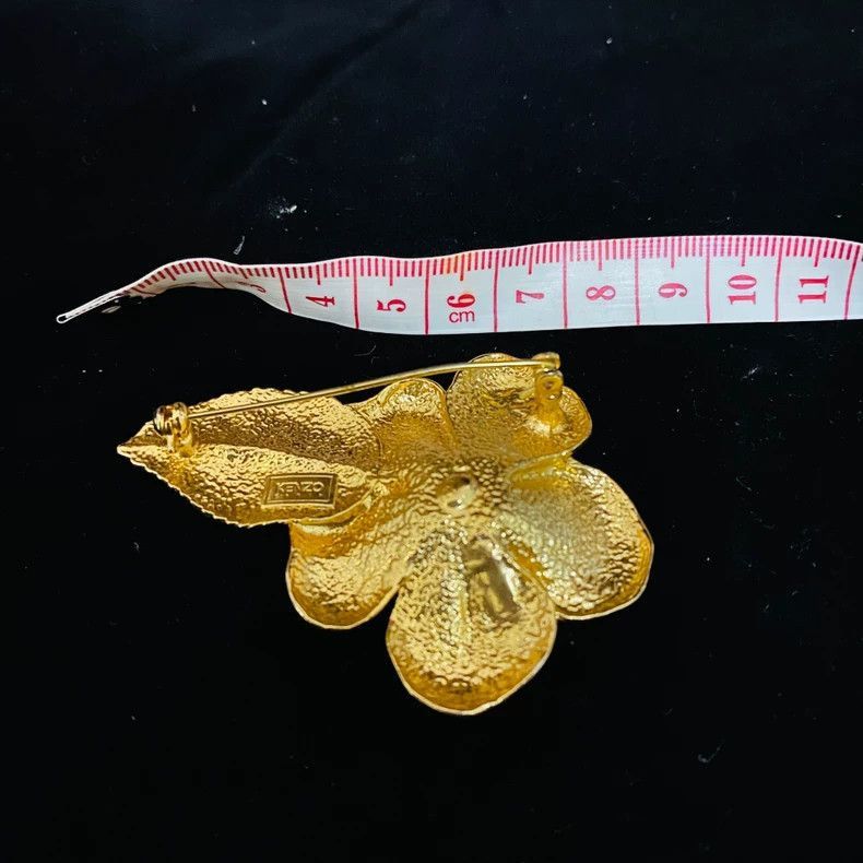 Kenzo KENZO Flower Brooch Vintage Gold Plated-2506 Size ONE SIZE - 5 Thumbnail