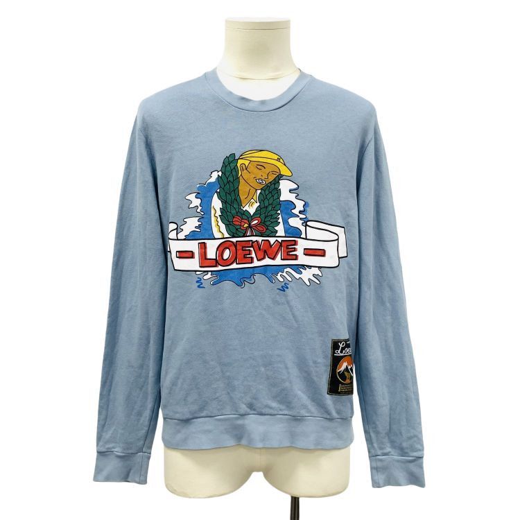 Loewe Loewe Graphic Print Sweatshirt Blue Size L Size US L / EU 52-54 / 3 - 1 Thumbnail
