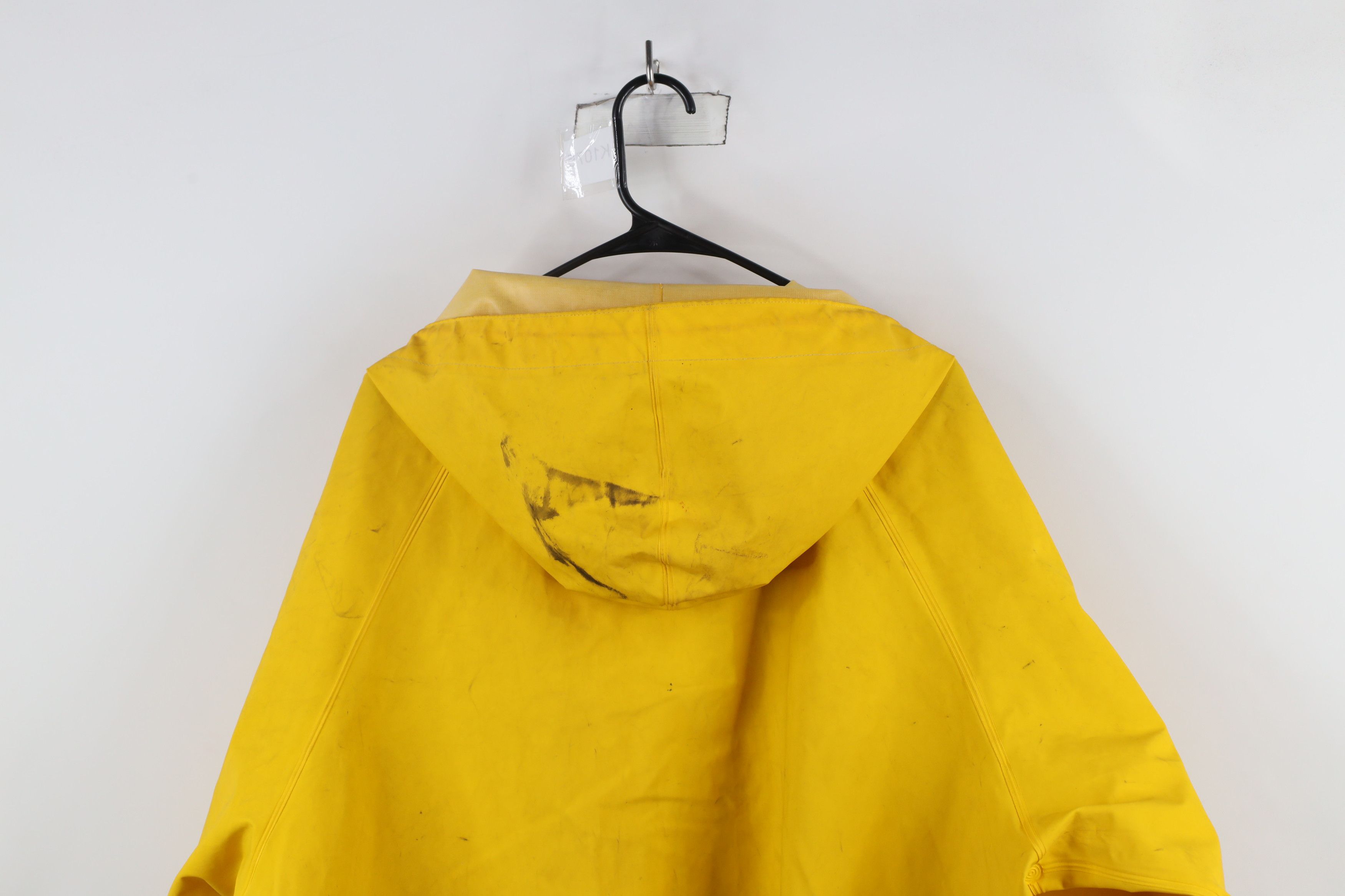 Helly Hansen × Vintage Vintage 90s Helly Hansen Out Waterproof Hooded Rain Jacket Size US XL / EU 56 / 4 - 15 Thumbnail