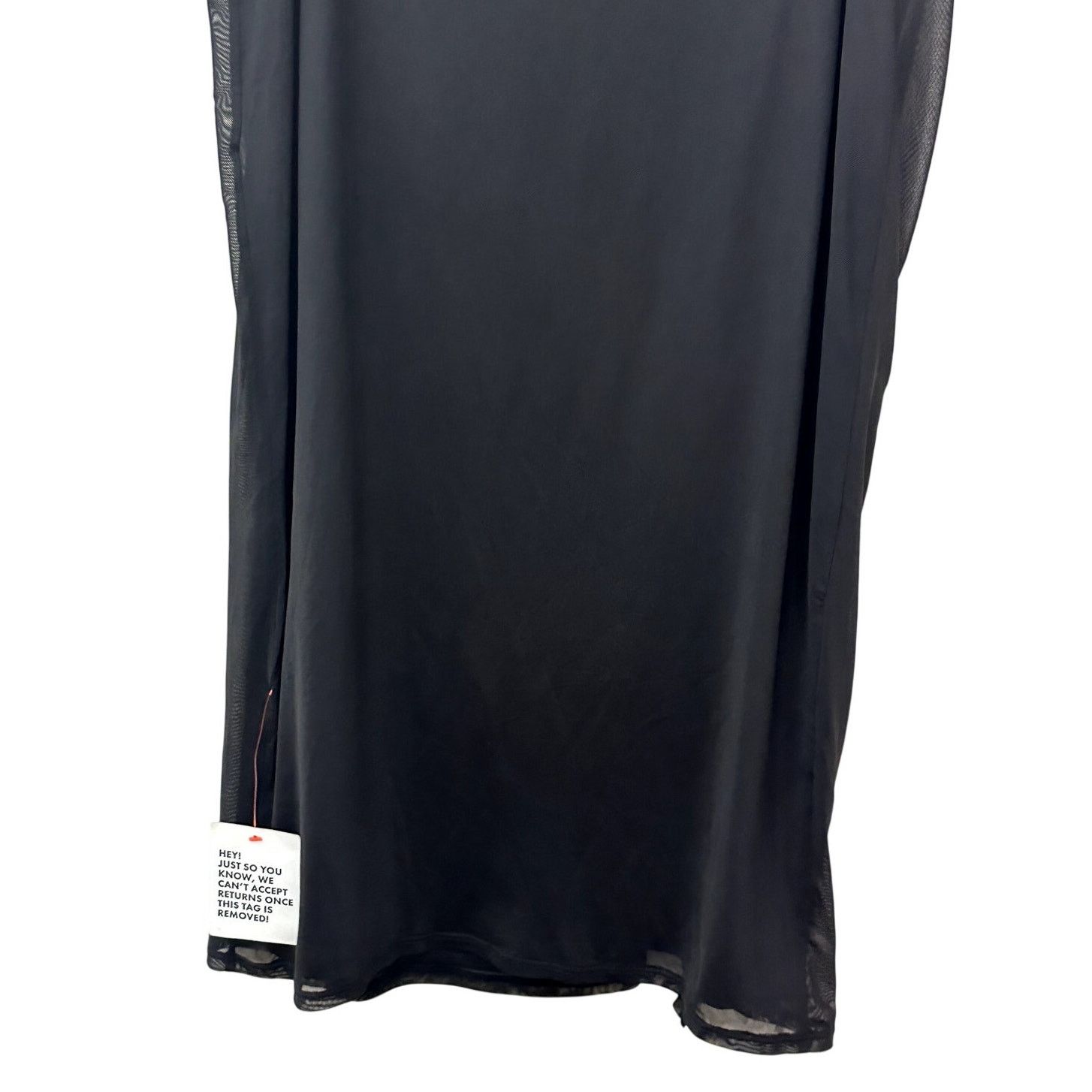 Topshop Topshop Women's Black Chaneal Ruched Mesh Maxi Skirt 10 NWT Size 30" / US 8 / IT 44 - 7 Thumbnail