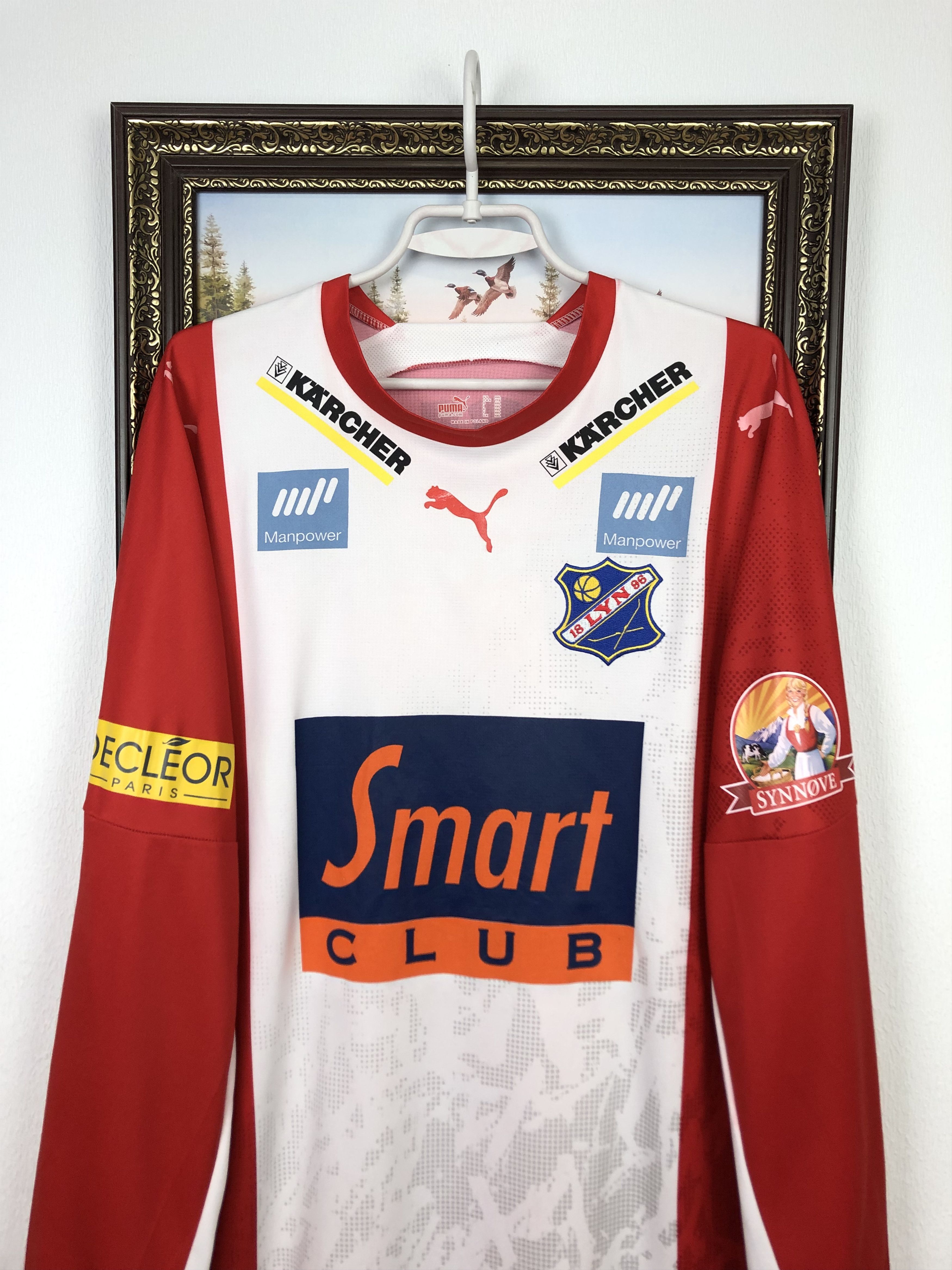 Vintage Lyn Home football shirt 2006 Soccer Puma Long Sleeve Jersey Size US XXL / EU 58 / 5 - 2 Thumbnail