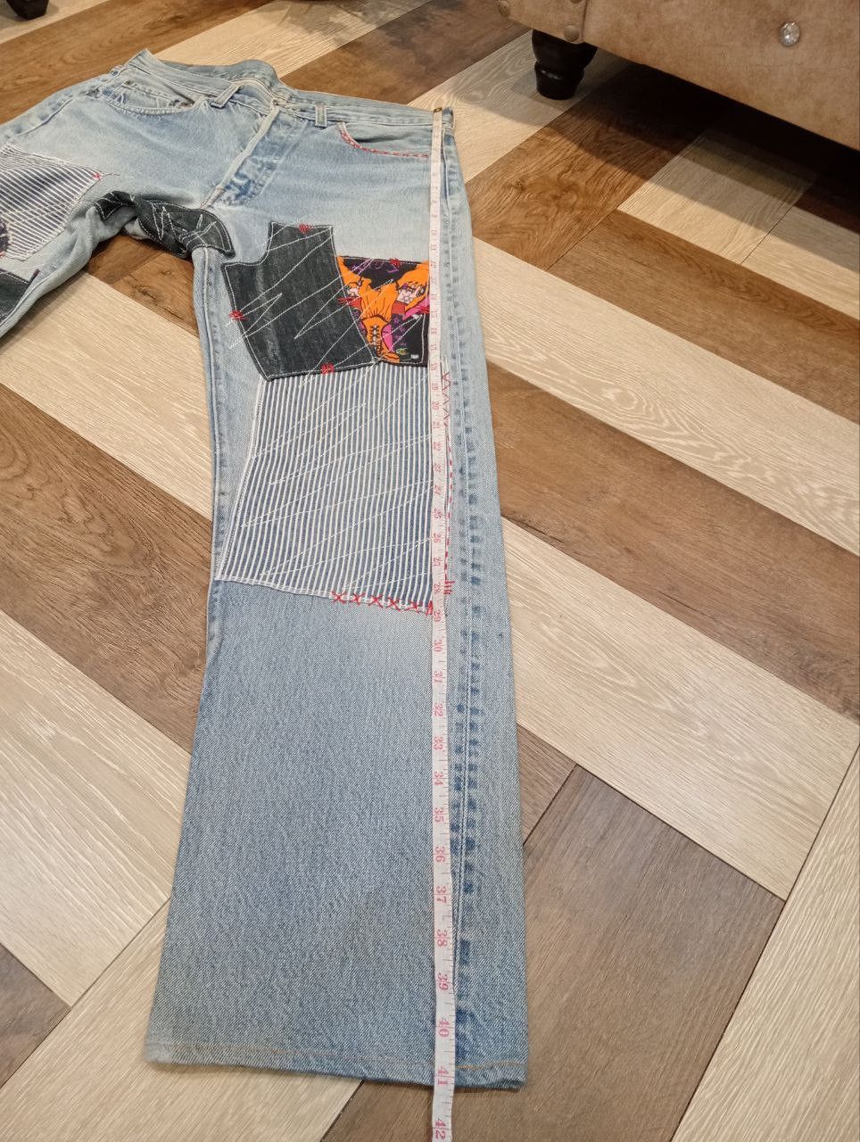 Levi's Vintage Clothing RARE LEVI'S VINTAGE 501 SELVEDGE CUSTOM BLUE DENIM JEANS Size US 34 / EU 50 - 20 Thumbnail