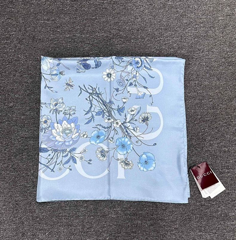 Gucci Gucci Mulberry silk scarf 2506-Nextarrow Size ONE SIZE - 2 Thumbnail