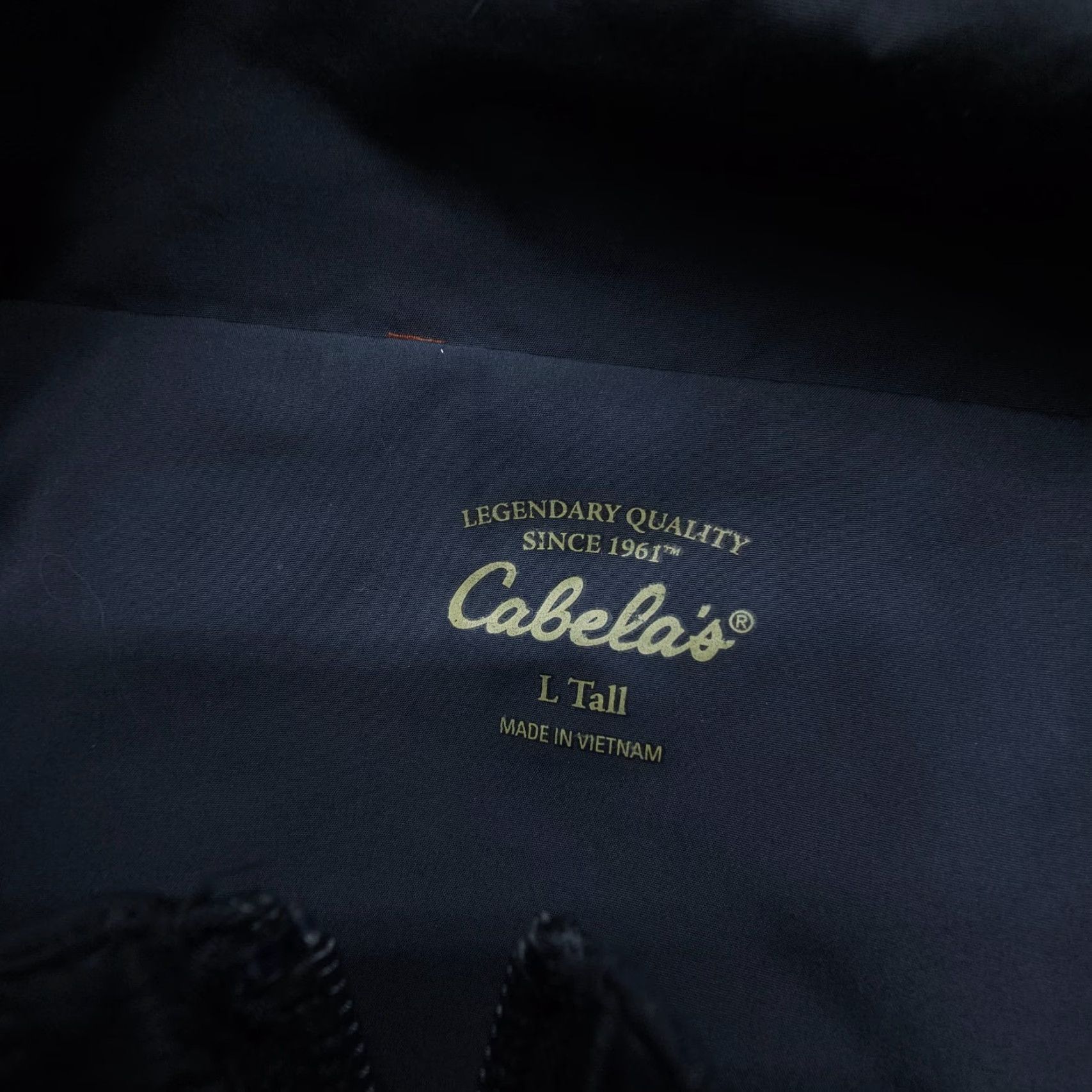 Vintage Cabela's Windbreaker Jacket Mens LT Large Tall Full Zip Relaxed Golf Windcrest Gray Solid Logo Active Outdoor Sports Jacket Size US L / EU 52-54 / 3 - 4 Thumbnail