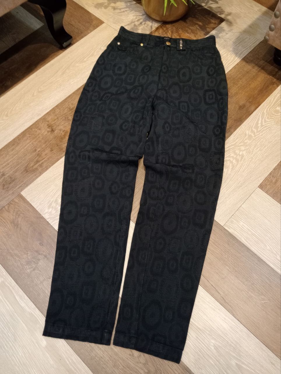 MCM VINTAGE MCM DE LUXE BLACK PANTS Size 27" / US 4 / IT 40 - 2 Thumbnail