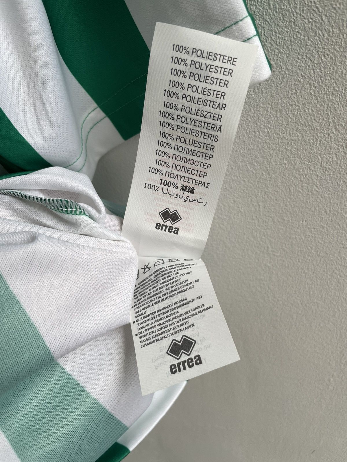 Errea Blyth Spartans AFC Callum #10 Football Soccer Jersey Shirt Size US M / EU 48-50 / 2 - 19 Thumbnail