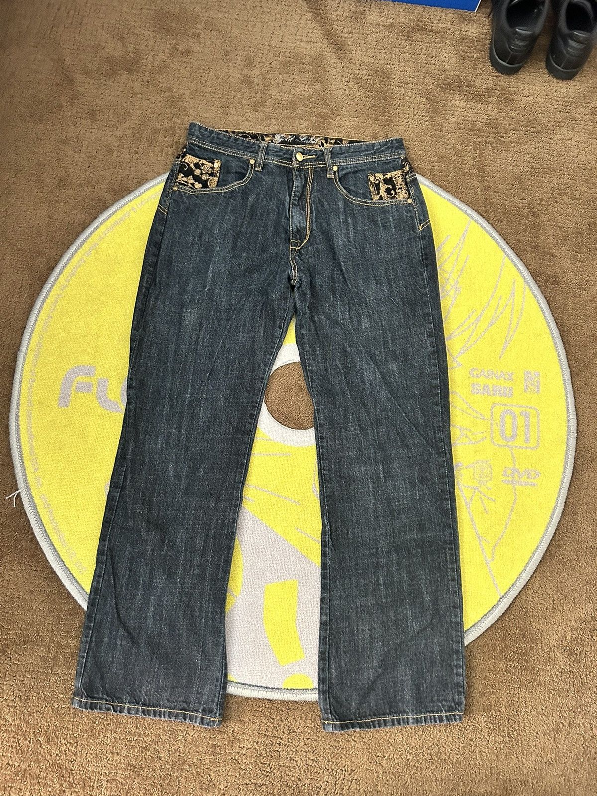 Ecko Unltd. × Southpole y2k gold label jeans Size US 34 / EU 50 - 3 Thumbnail