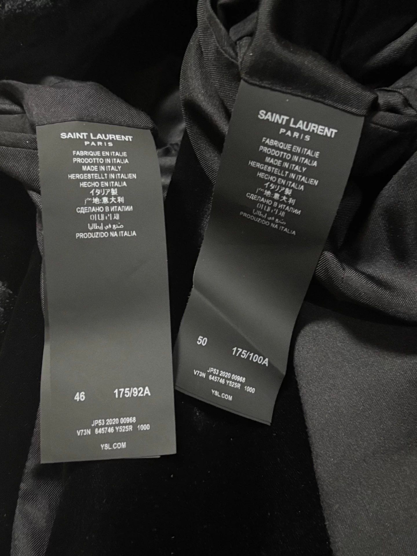 Saint Laurent Paris Saint Laurent 2021SS Black Velvet Hibiscus Blazer 46/50 Size 46S - 6 Thumbnail