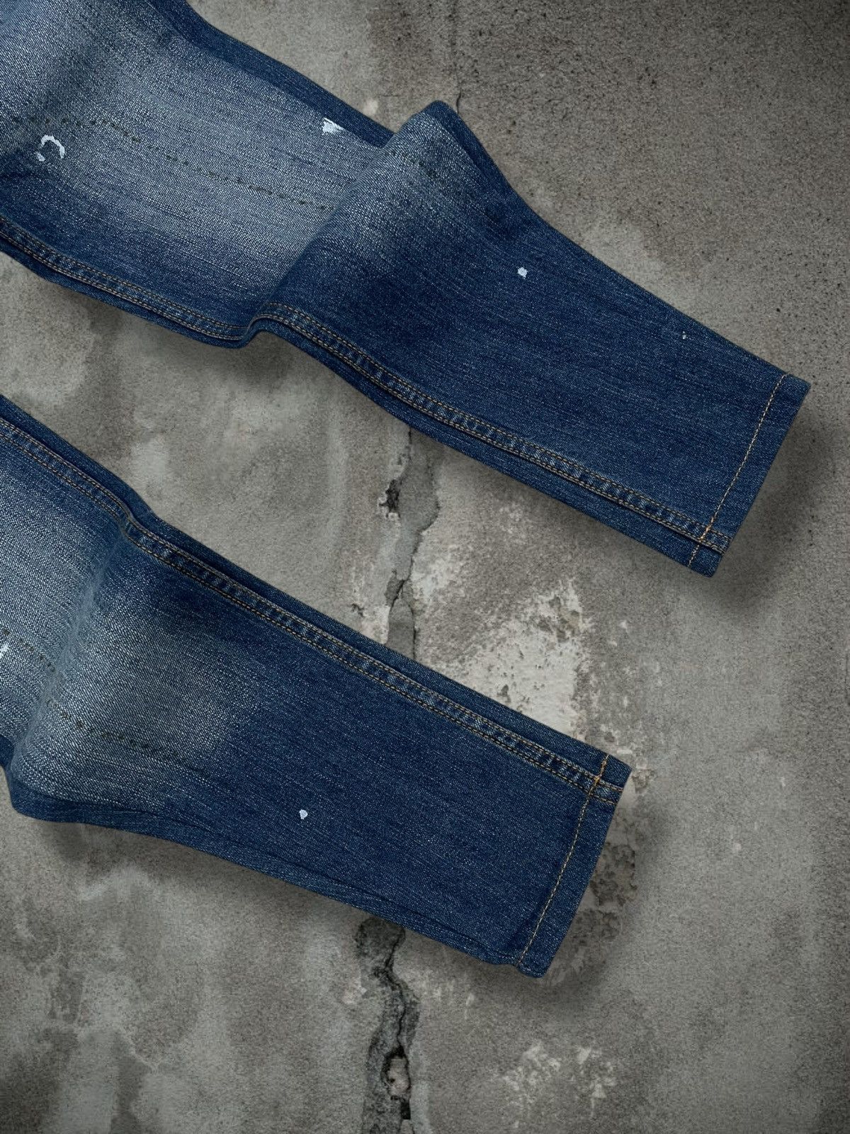 Designer Vintage Rare Og Designer Taverniti Scar Stitch Metal Denim Size US 28 / EU 44 - 5 Thumbnail