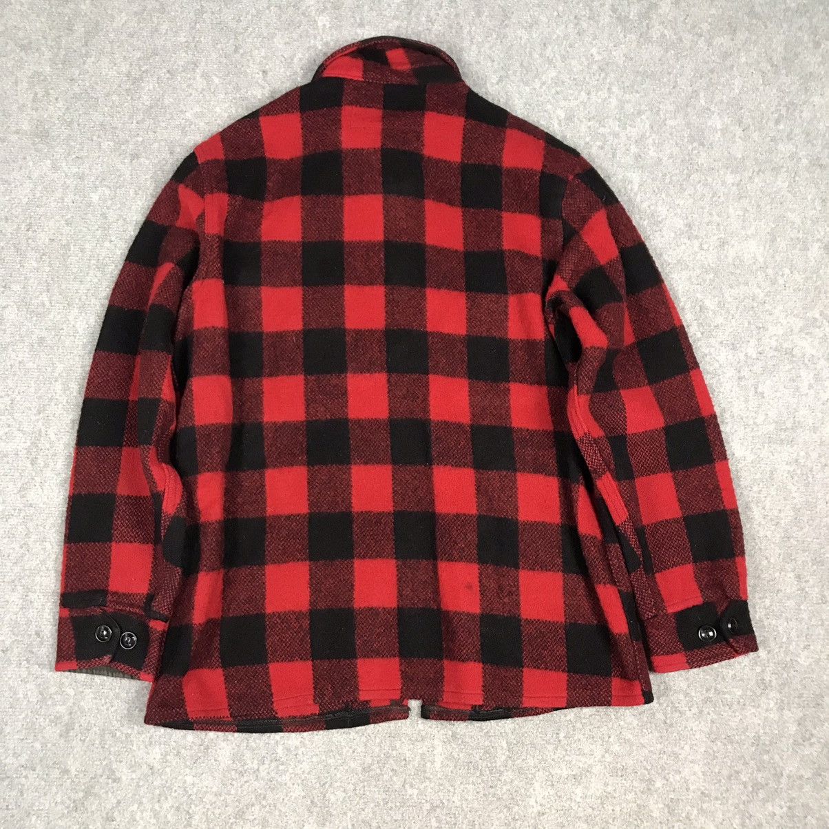 Hudsons Bay × Vintage 80s HUDSON BAY WOOL FLANNEL CHECK ZIPPER JACKET Size US M / EU 48-50 / 2 - 6 Thumbnail